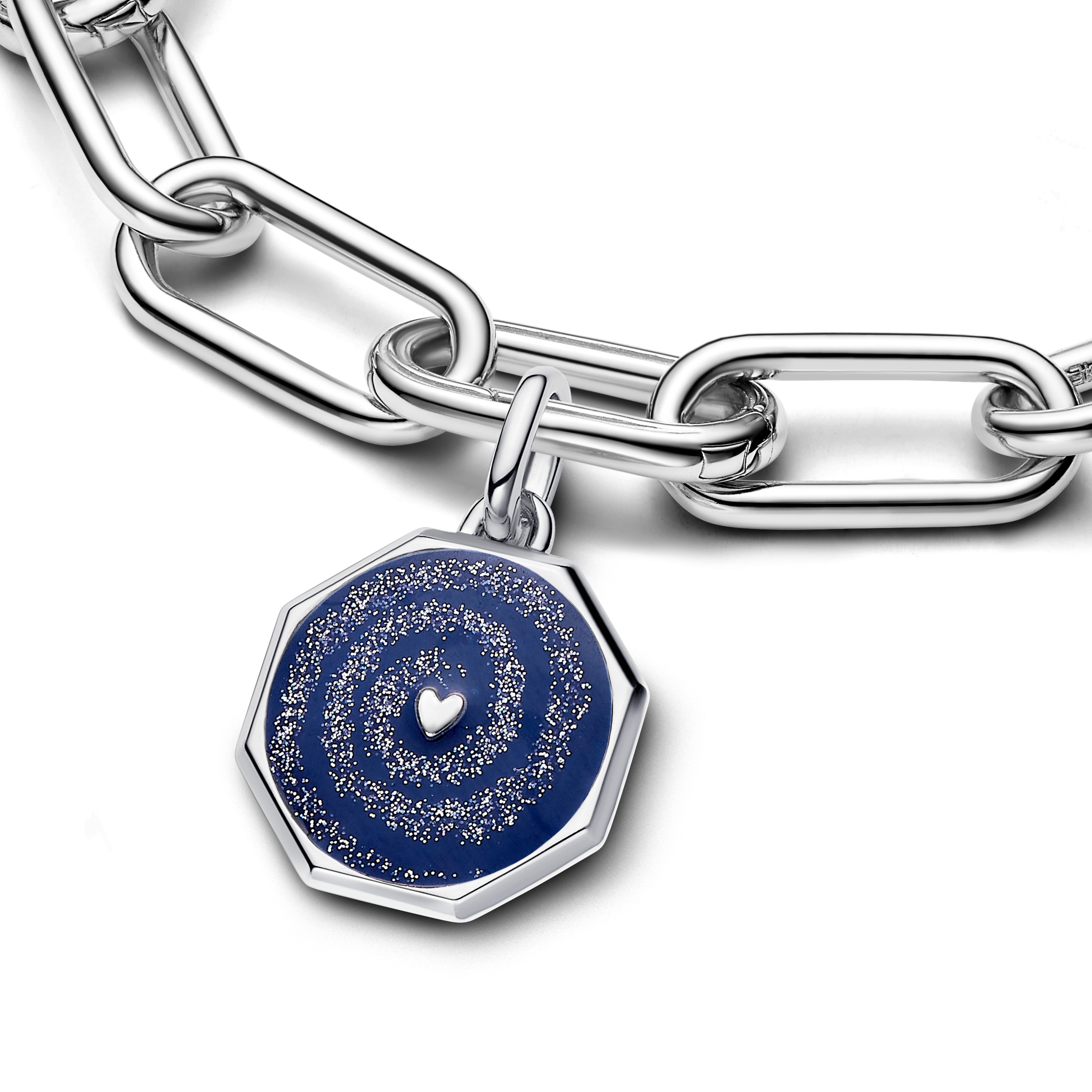 Galaxy medallion Charm-Anhänger - Sterling-Silber