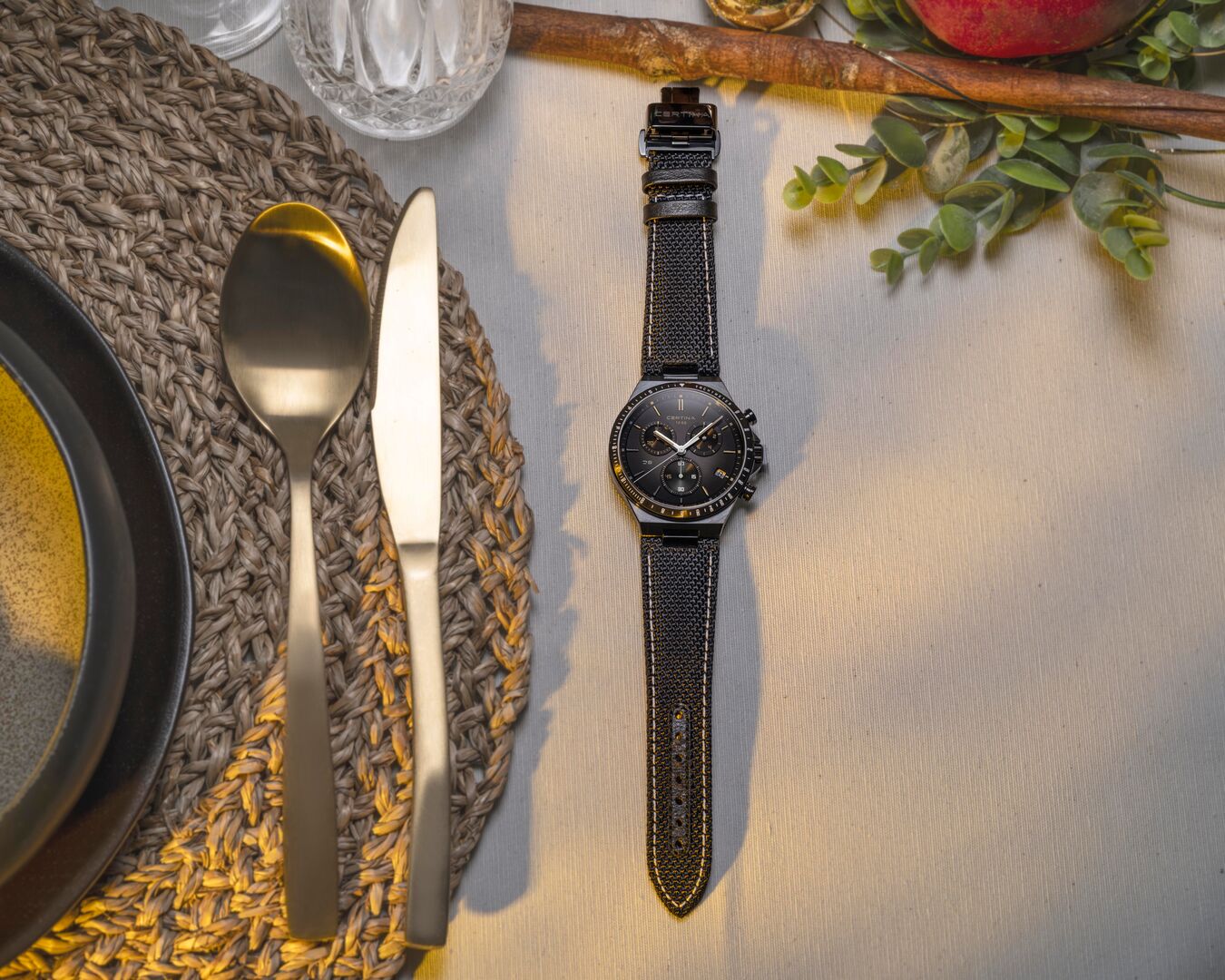 DS-7 Chronograph Quartz 41mm  - Schwarz