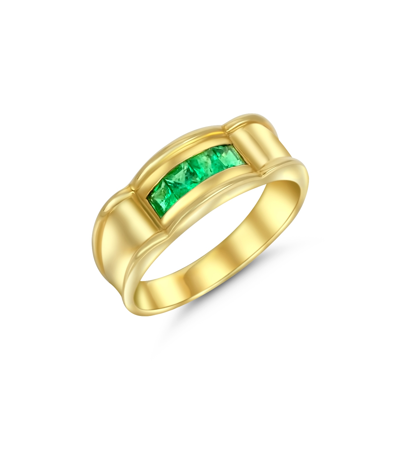 Ring - Smaragd Carree