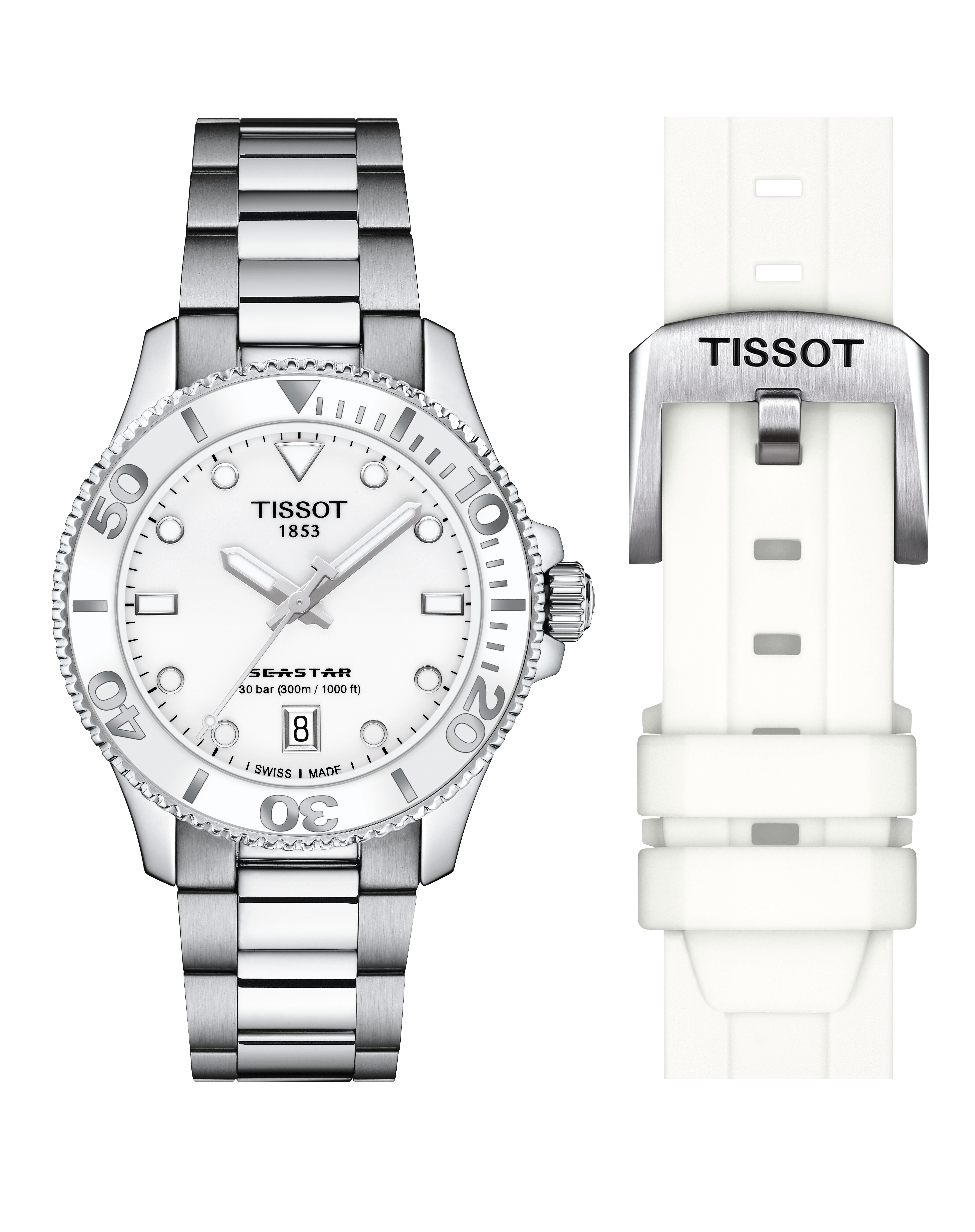 Seastar 1000 Quarz 36mm - Set mit zweitem Armband