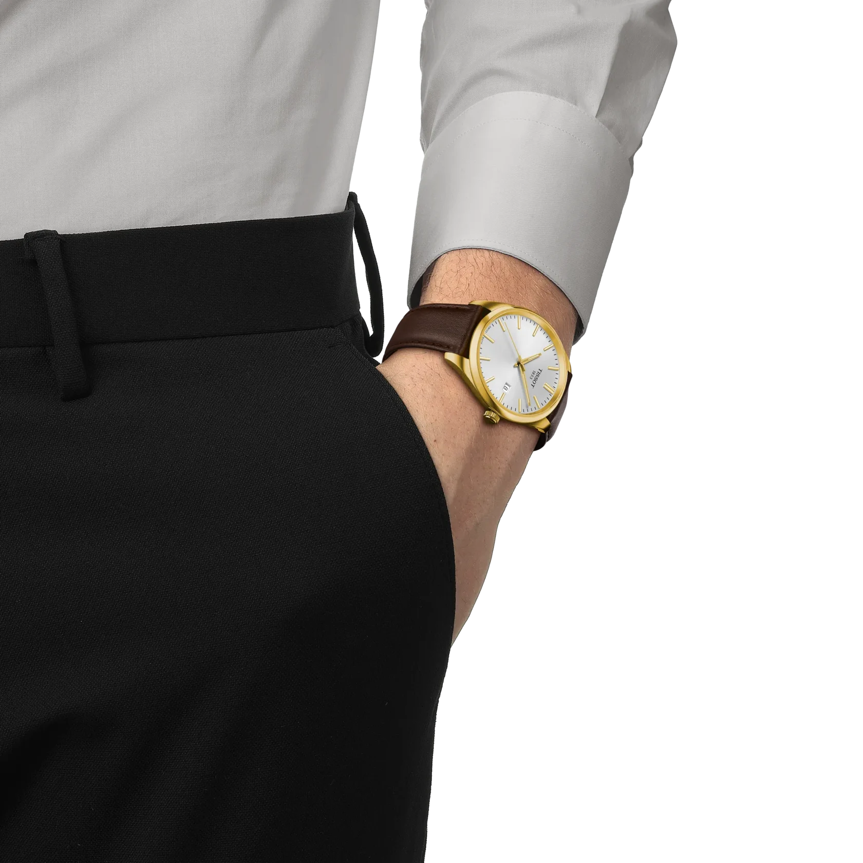 Tissot PR 100 - Quarz  40 mm - Gold PVD