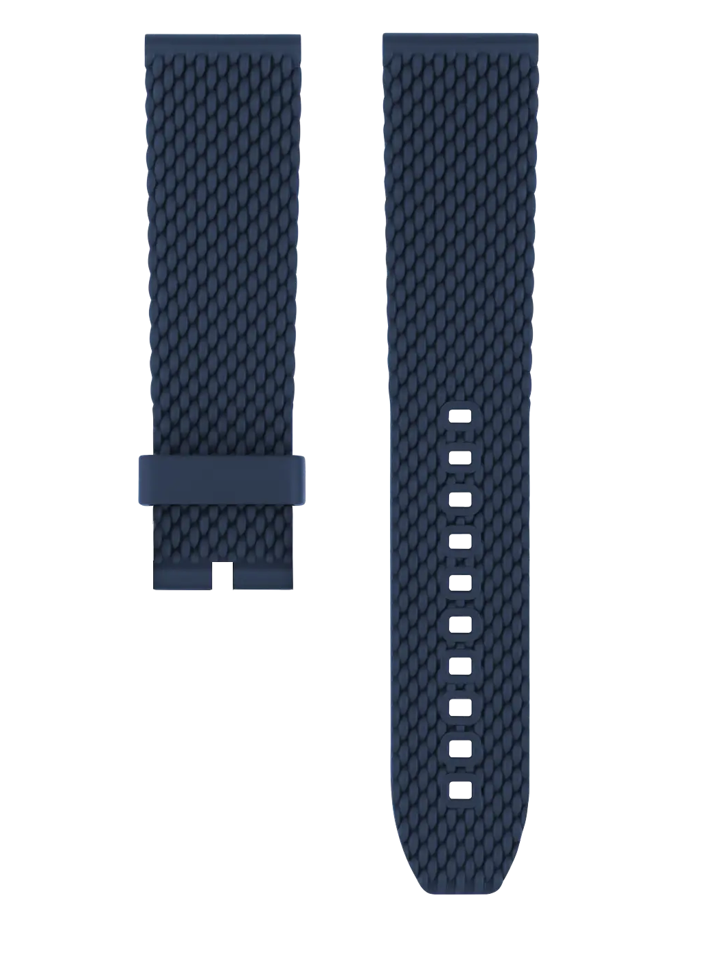 BREITLING geflochtenes Kautschukarmband - Aero Classic - Blau - 22/20 mm