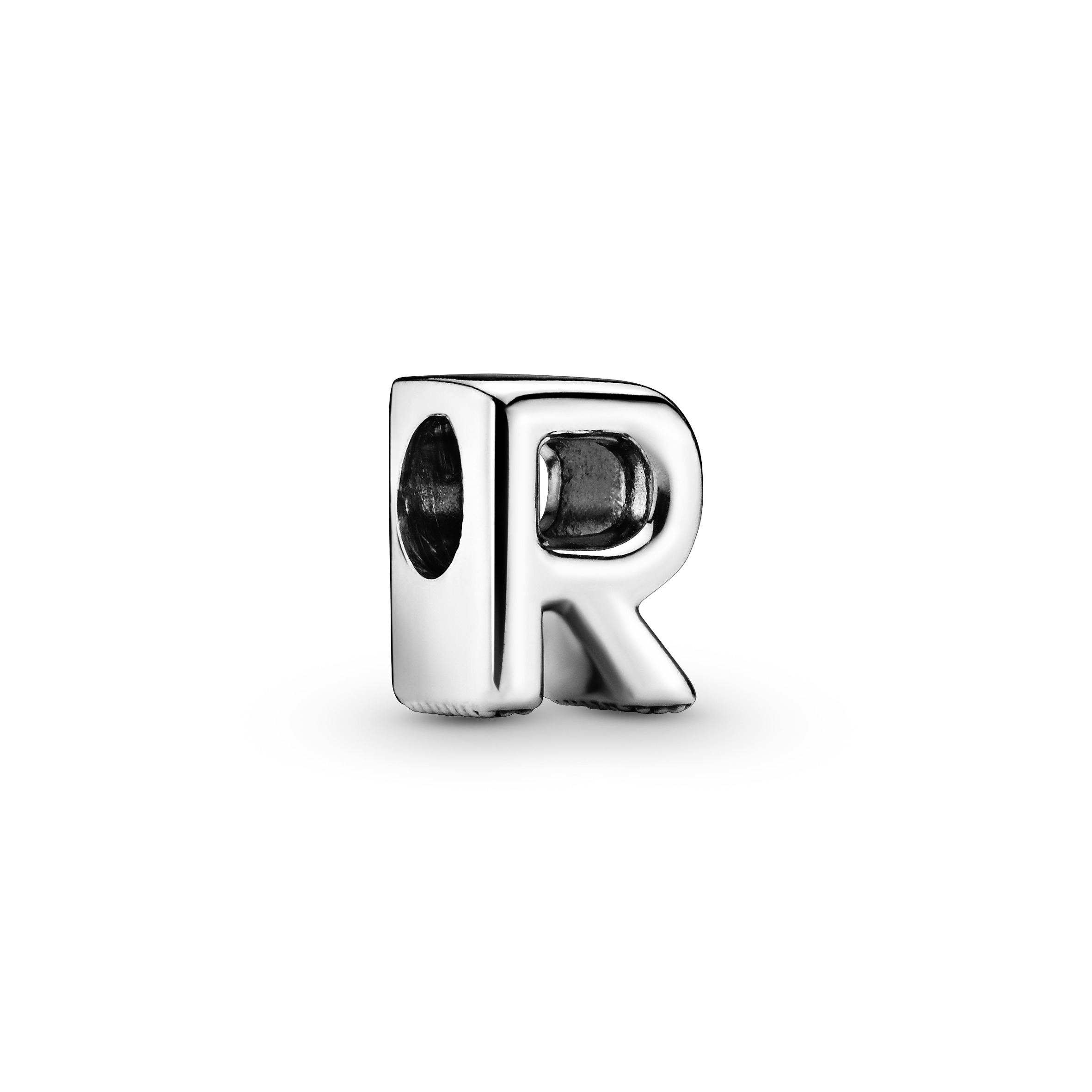 Buchstabe R Alphabet-Charm - Sterling-Silber