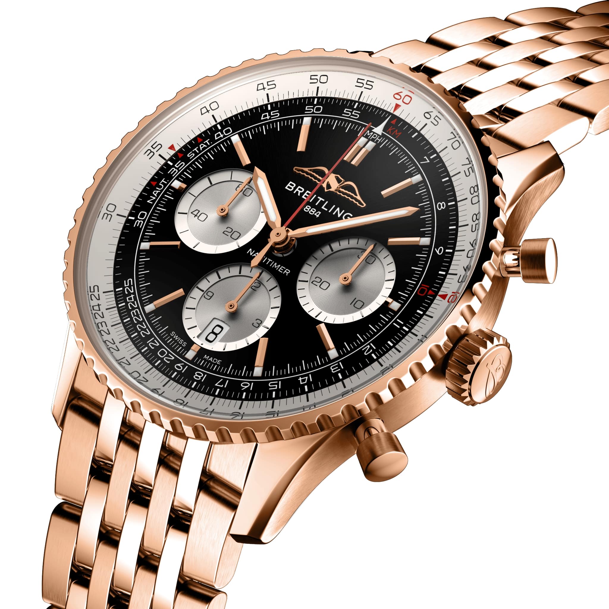 Navitimer B01 Chronograph 43 18-karätiges Rotgold