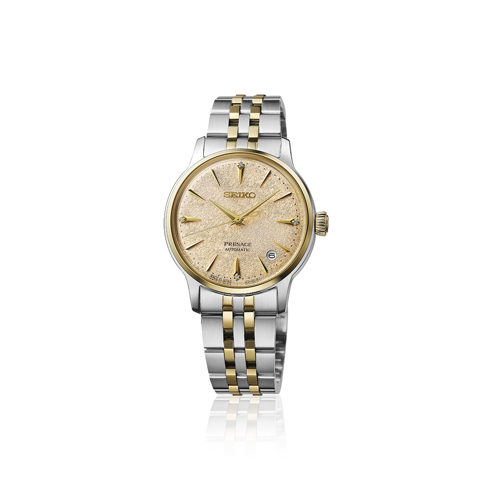 PRESAGE Cocktail Time Automatik 34mm - 3 Zeiger - Bicolor - Frozen Daiquiri