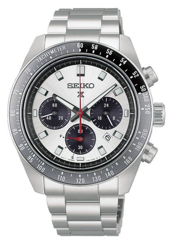 Prospex Speedtimer Solar Chronograph - Silber / Schwarz - Panda