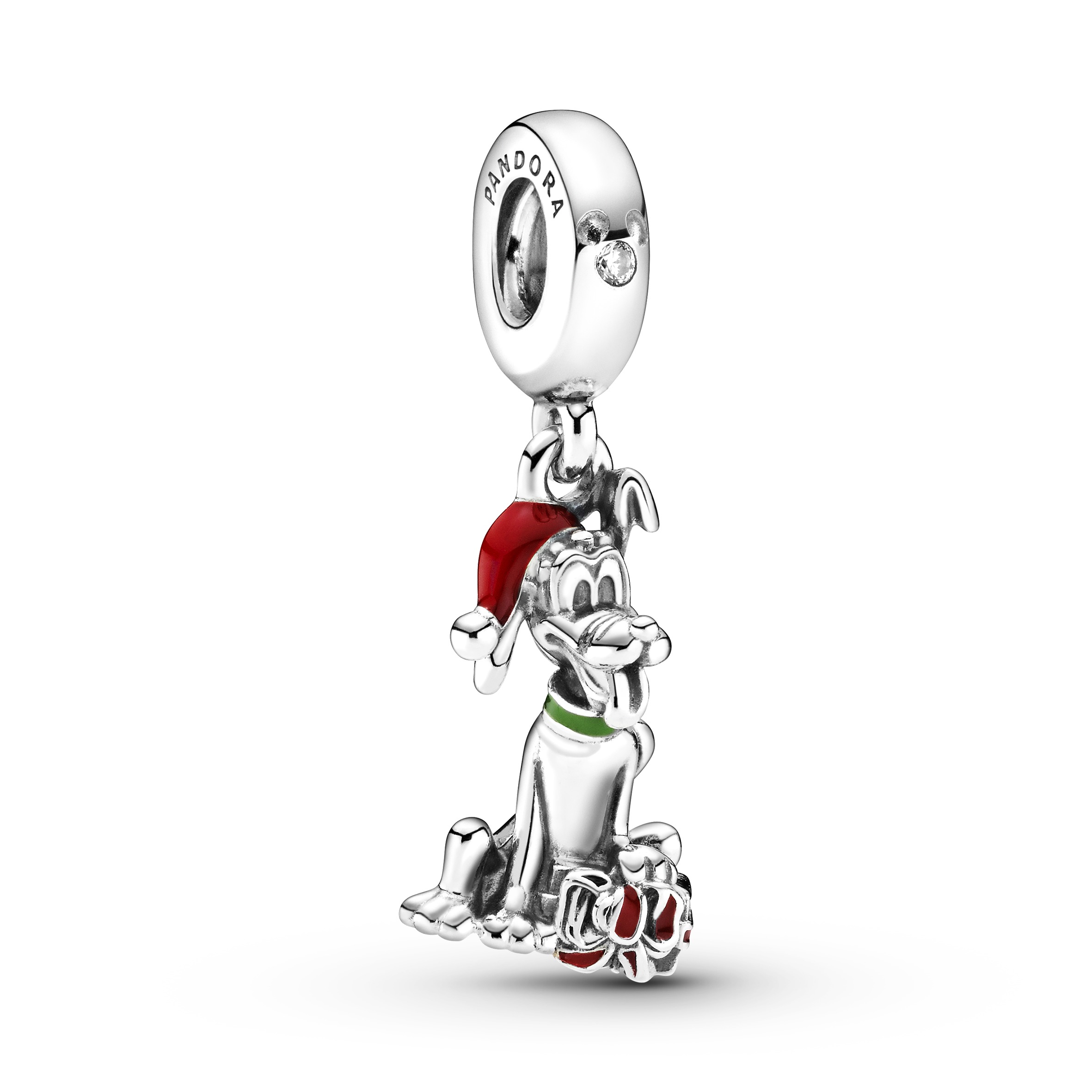 Pluto Weihnachtsgeschenk Charm-Anhänger - Sterling-Silber