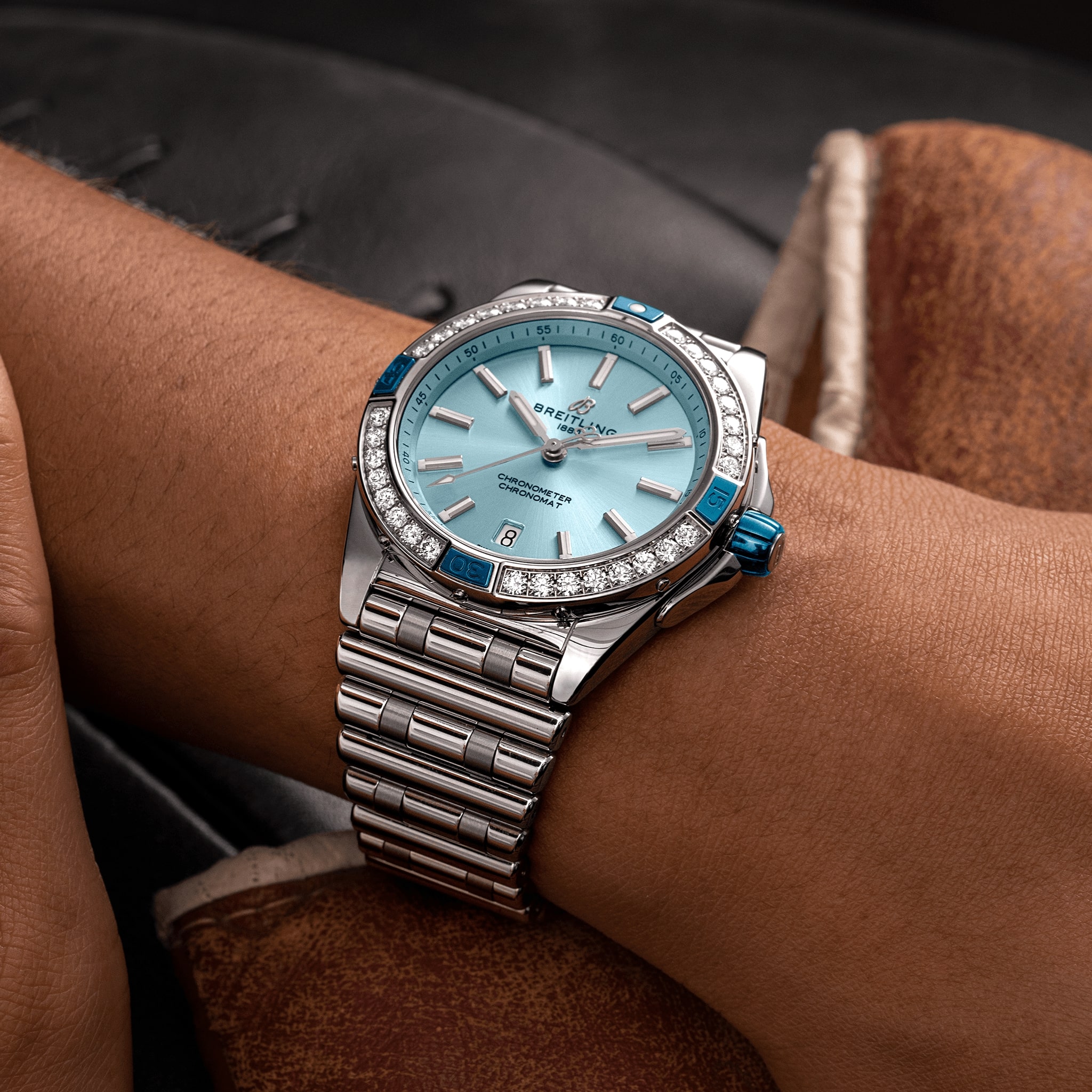 Super Chronomat Automatic 38  (edelsteinbesetzt)