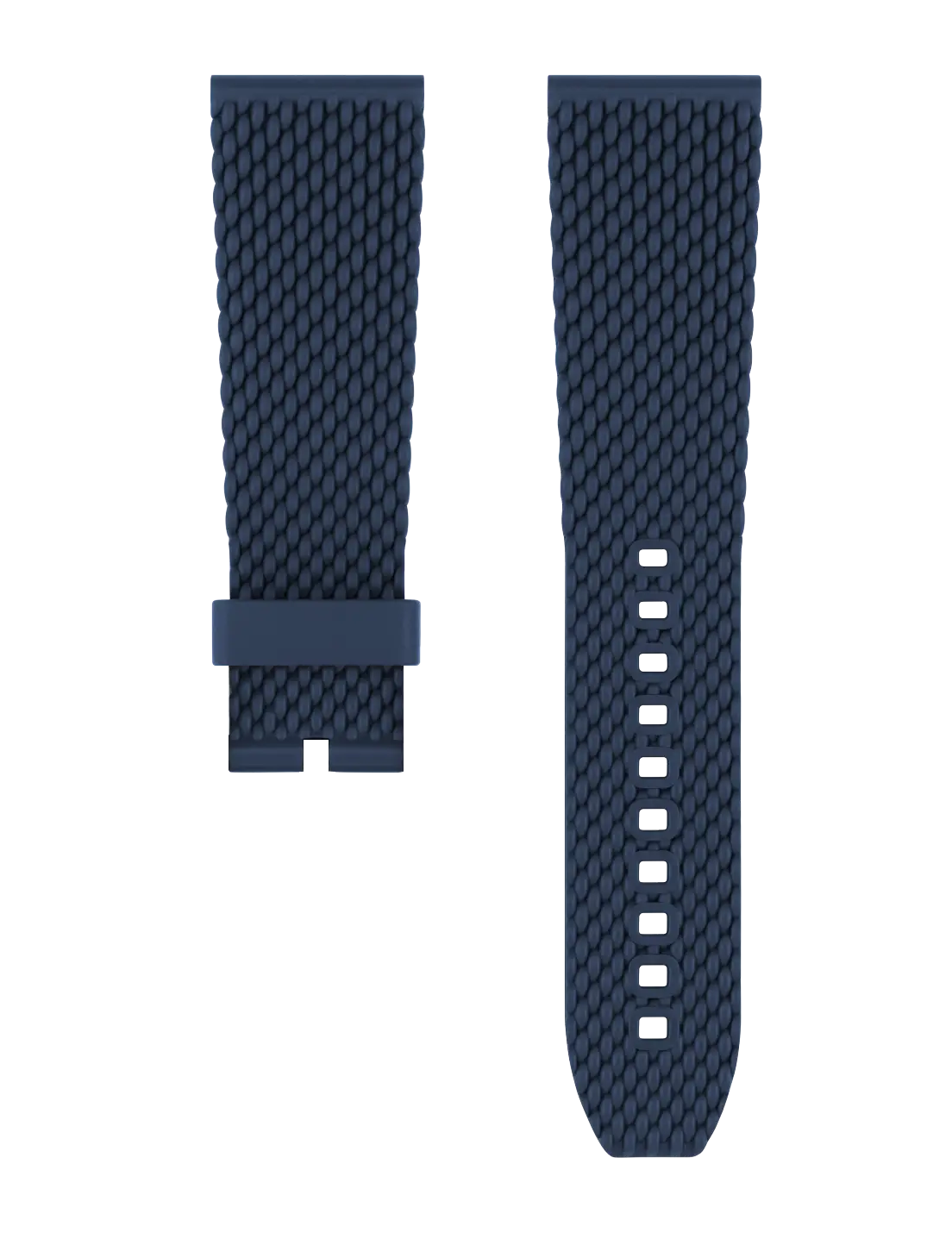 BREITLING geflochtenes Kautschukarmband - Aero Classic - Blau - 24/20 mm