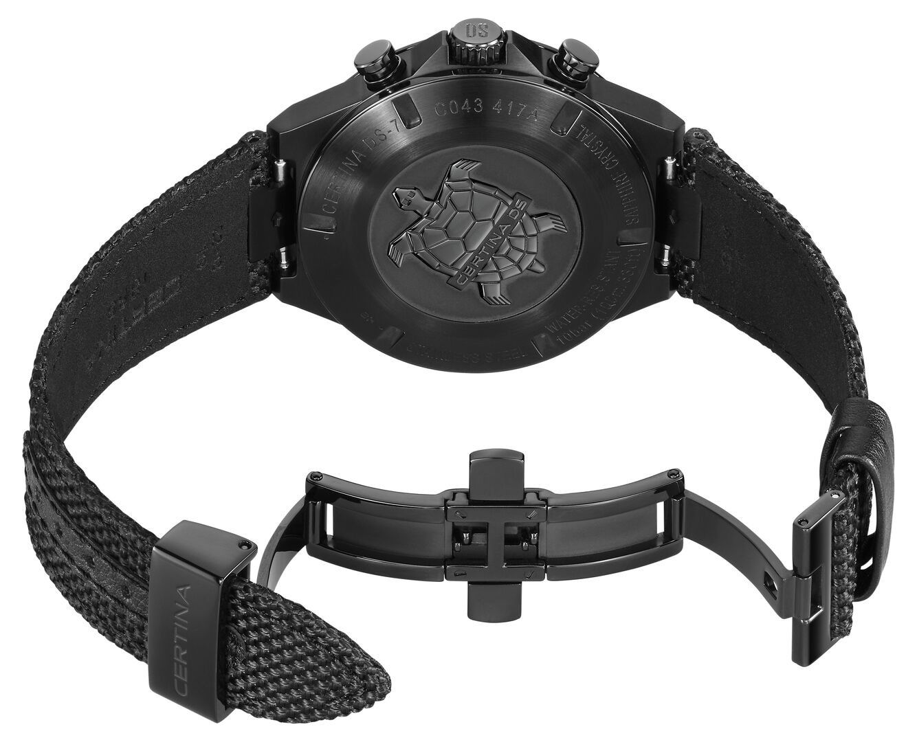 DS-7 Chronograph Quartz 41mm  - Schwarz