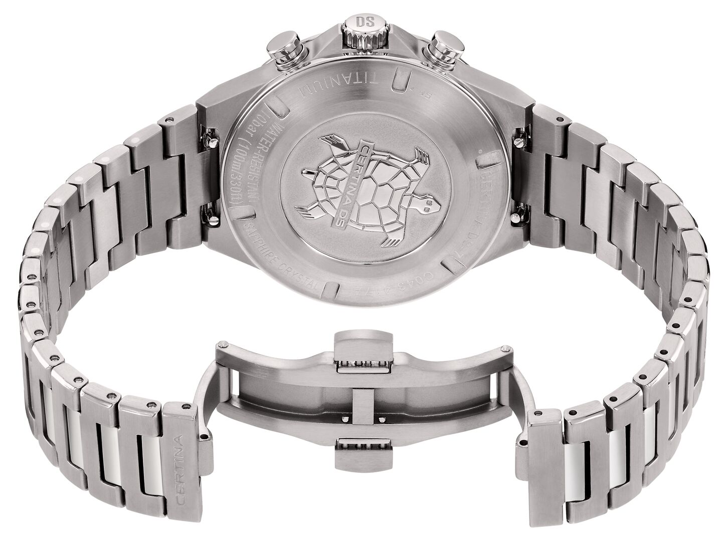 DS-7 Chronograph Quartz Titan 41mm  - Blau 