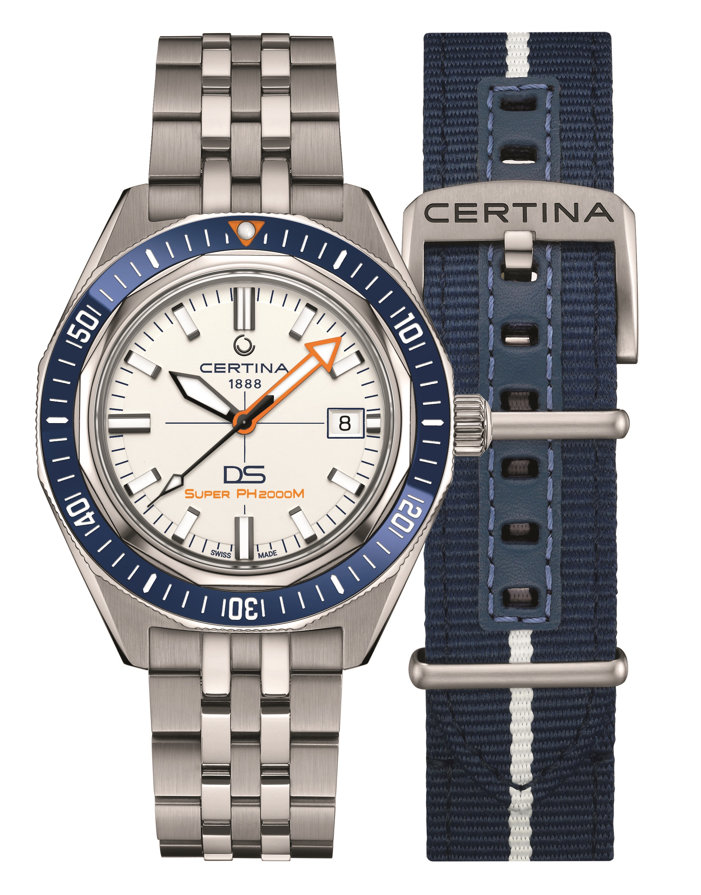 DS SUPER PH2000M Titan Powermatic 80 - Weiß Blau