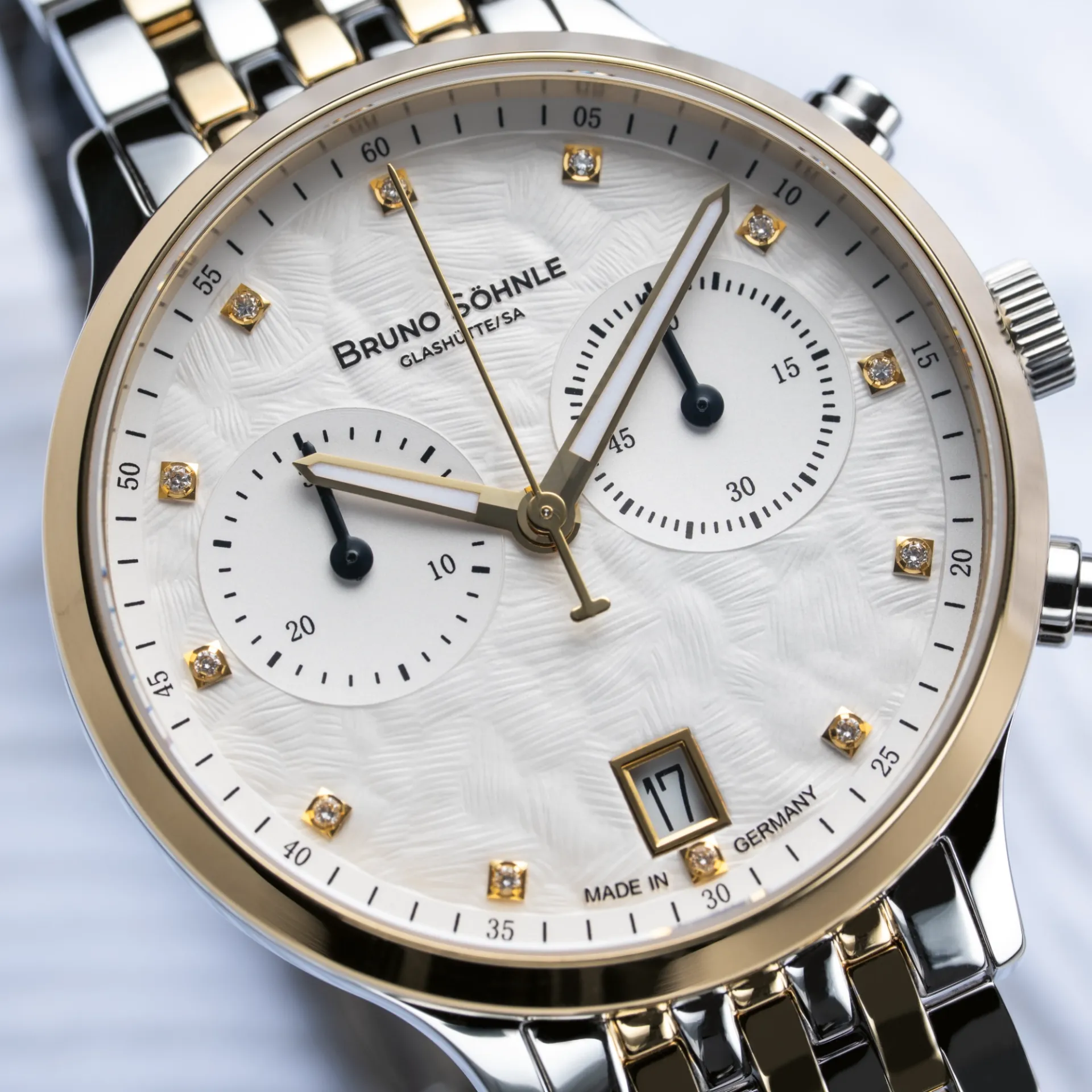 Bologna Chronograph  - Bicolor - Silber