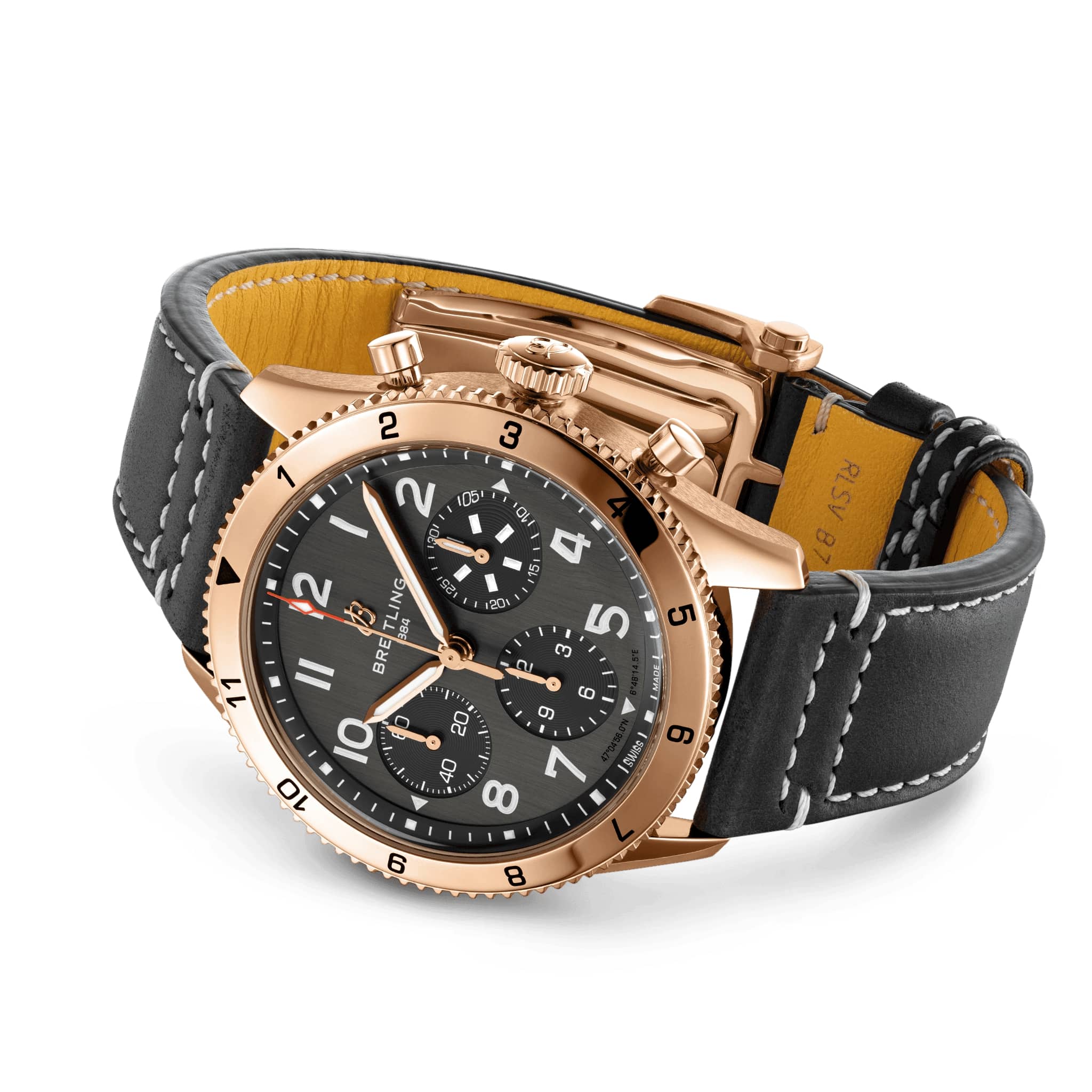 Classic AVI Chronograph 42 P-51 Mustang 18-karätiges Rotgold 