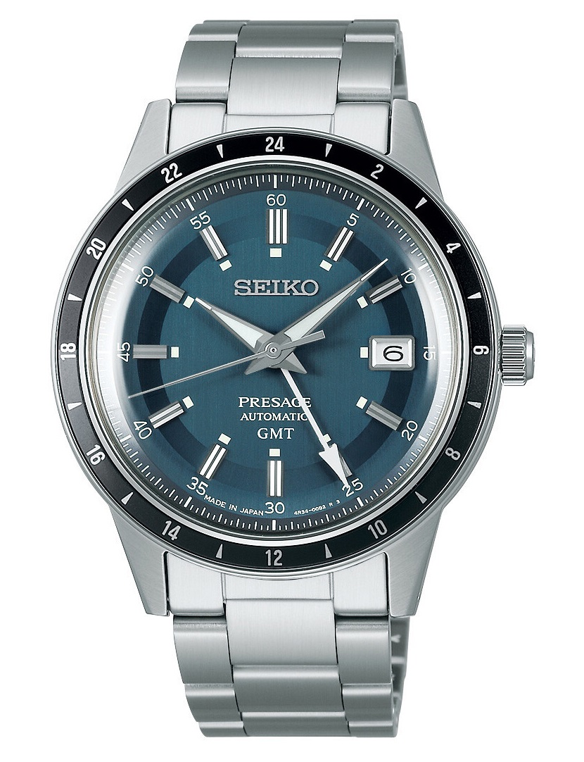 PRESAGE Automatik GMT Style60's  - 40,75mm - Blau 