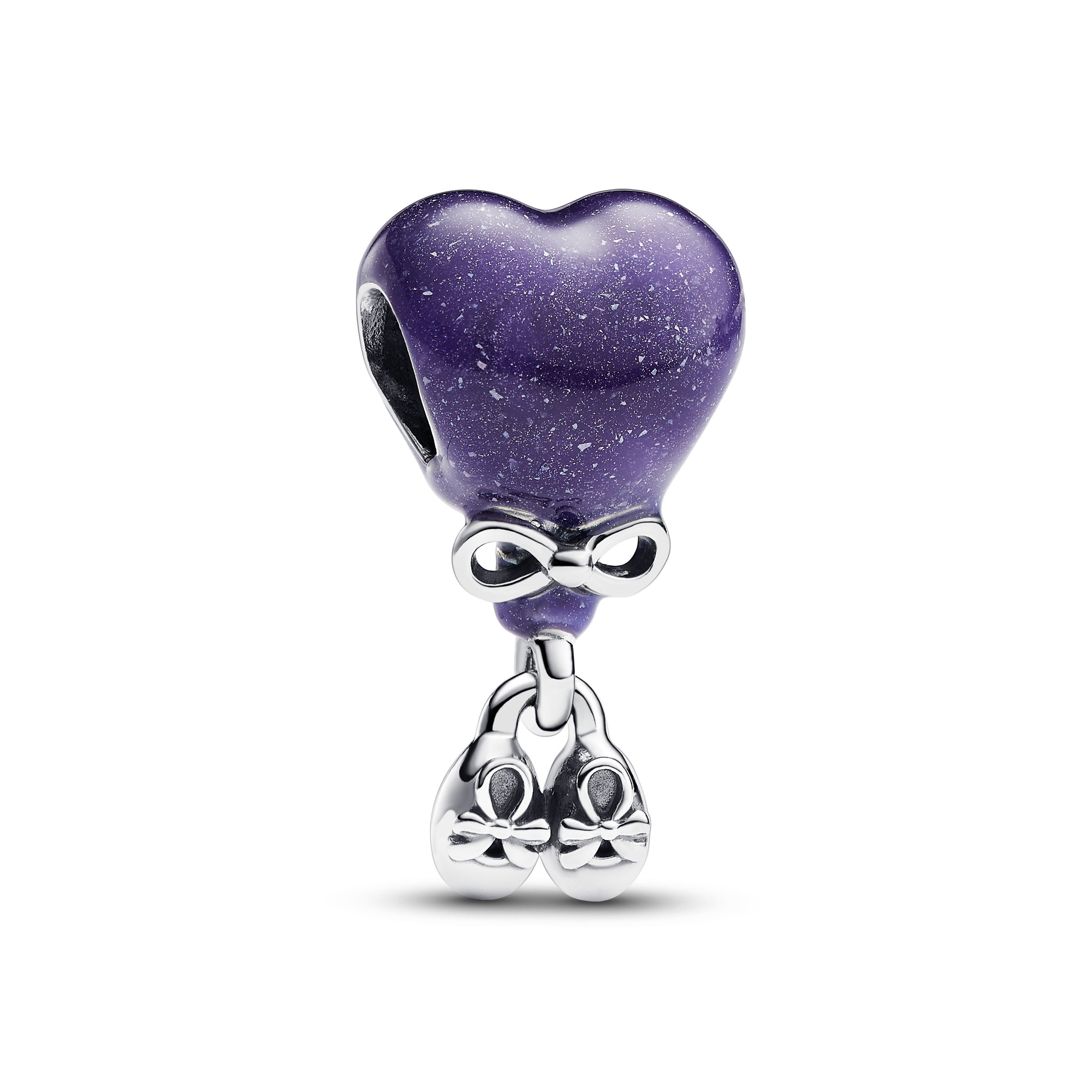 Farbwechselndes Gender Reveal Junge “Baby Boy” Charm - Sterling-Silber