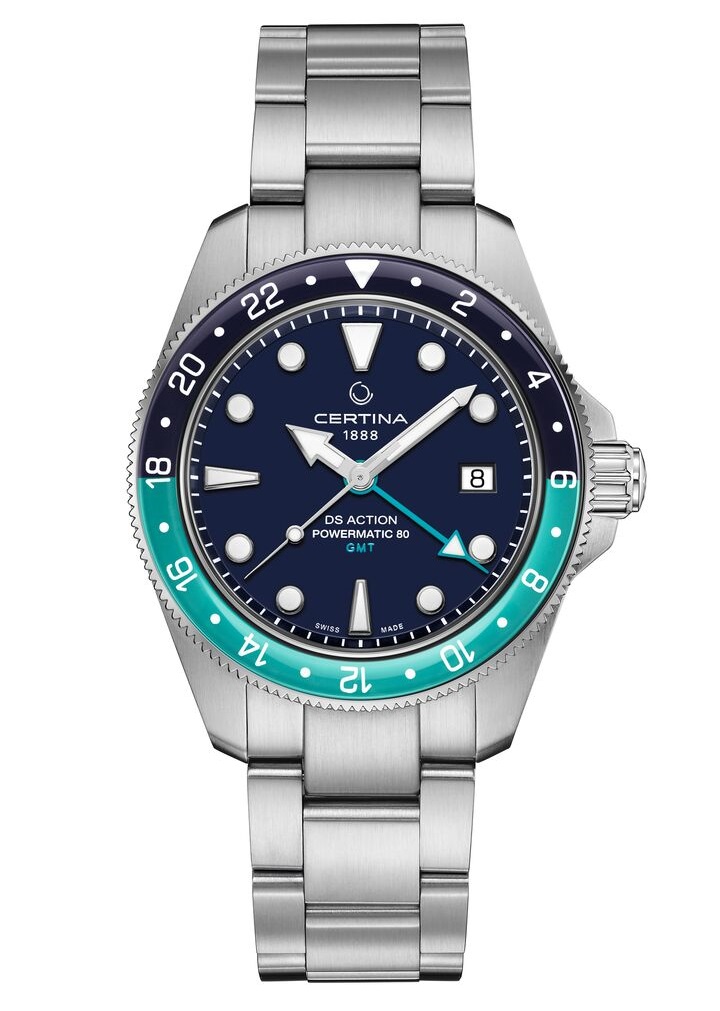 DS Action GMT Powermatic 80 - Türkis / Schwarz