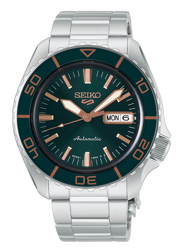 Seiko 5 Sports - Automatik  - 42.5mm - Grün / Gold