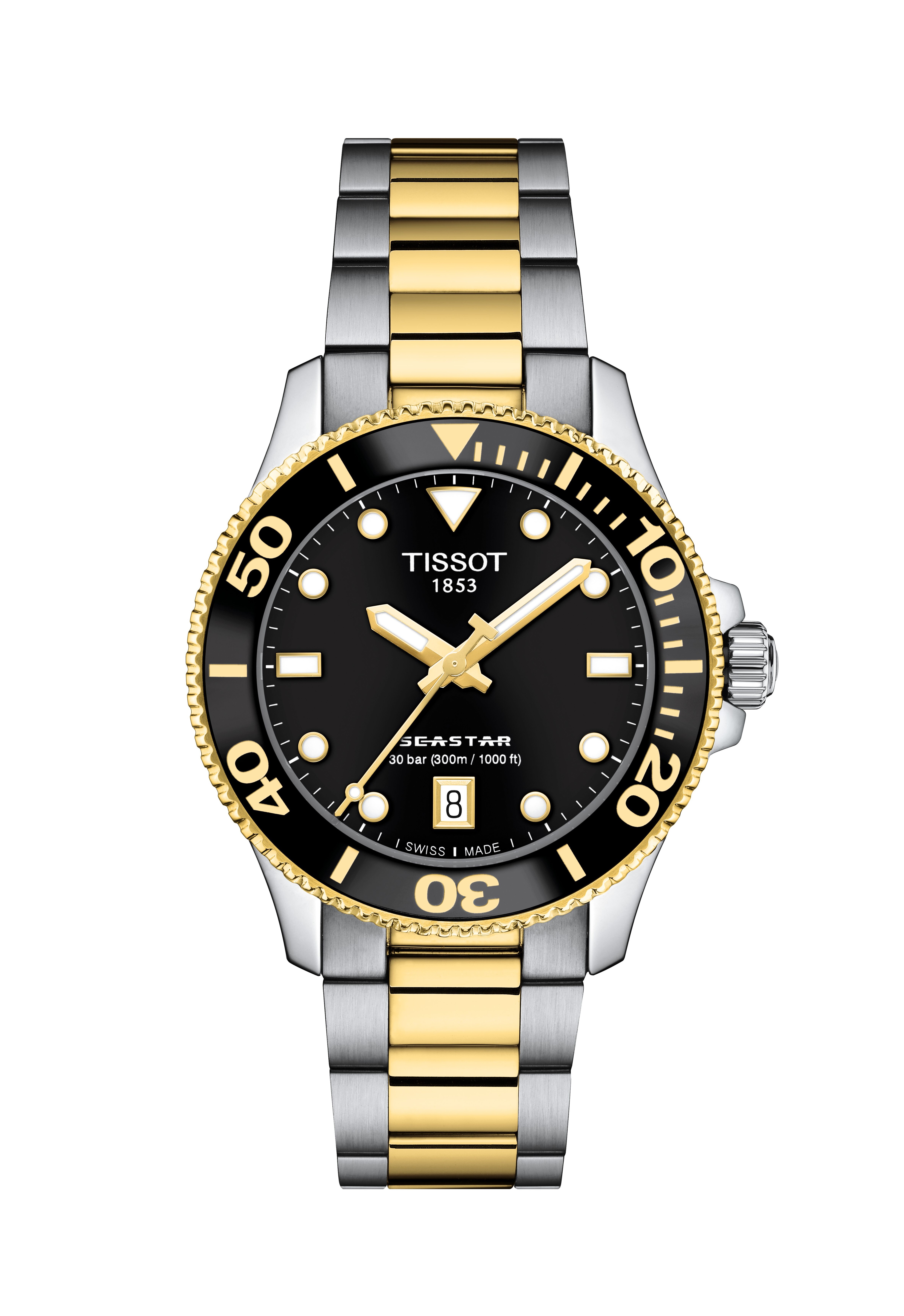 Seastar 1000 Quarz 36mm - Schwarz - Bicolor