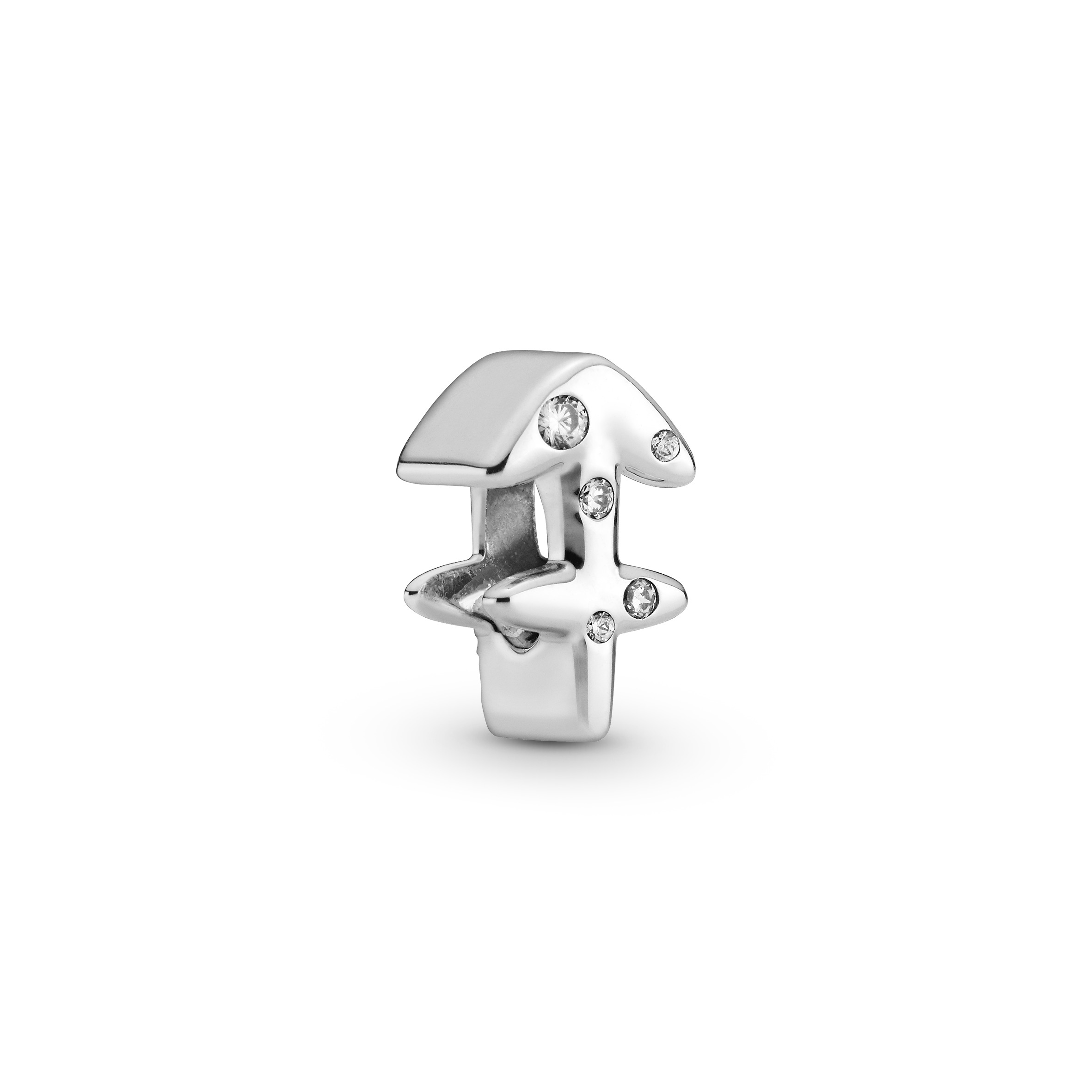 Funkelndes Schütze Sternzeichen-Charm - Sterling-Silber