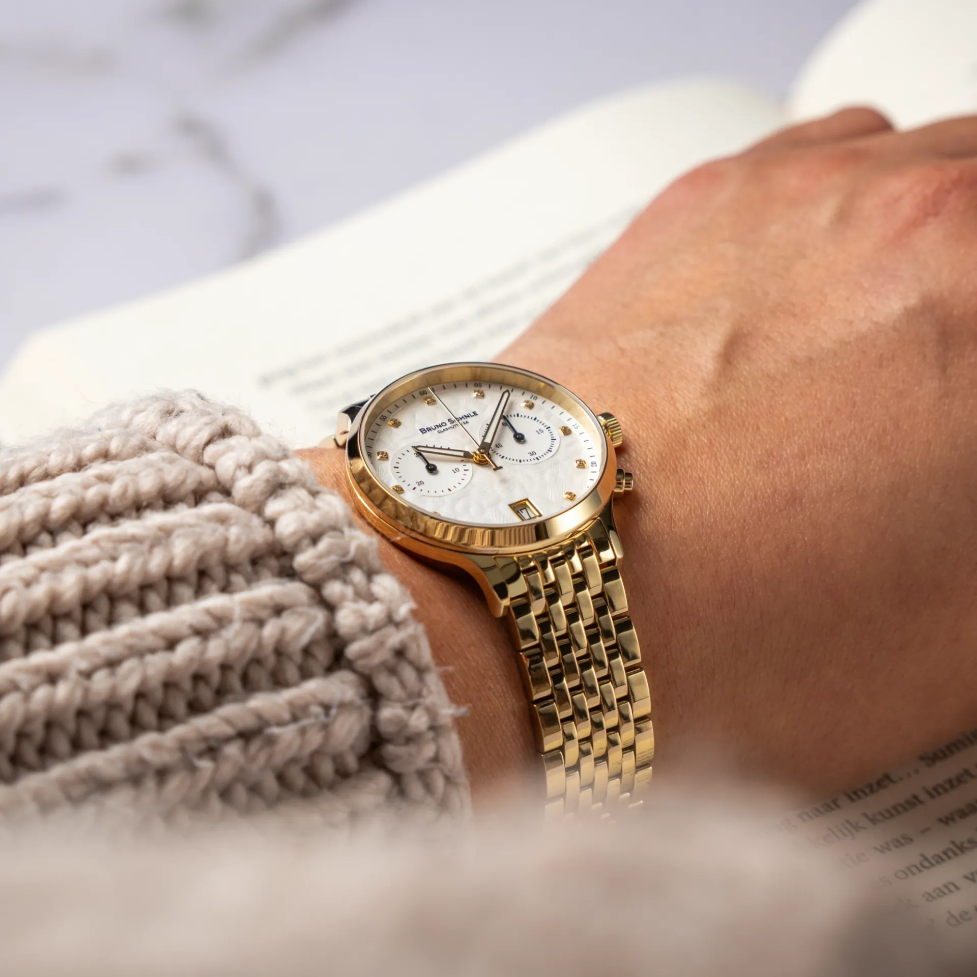 Bologna Chronograph  - Gold - Silber