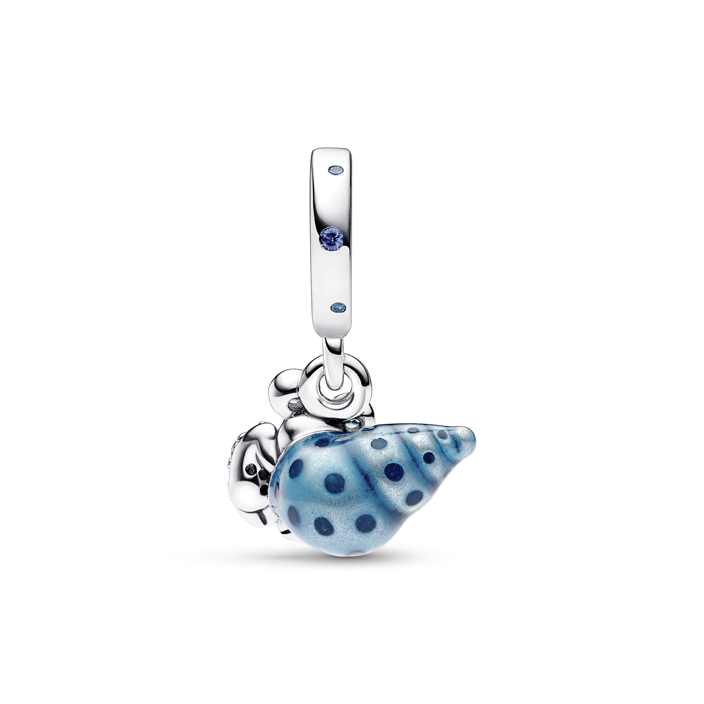 Einsiedlerkrebs Charm-Anhänger - Sterling-Silber