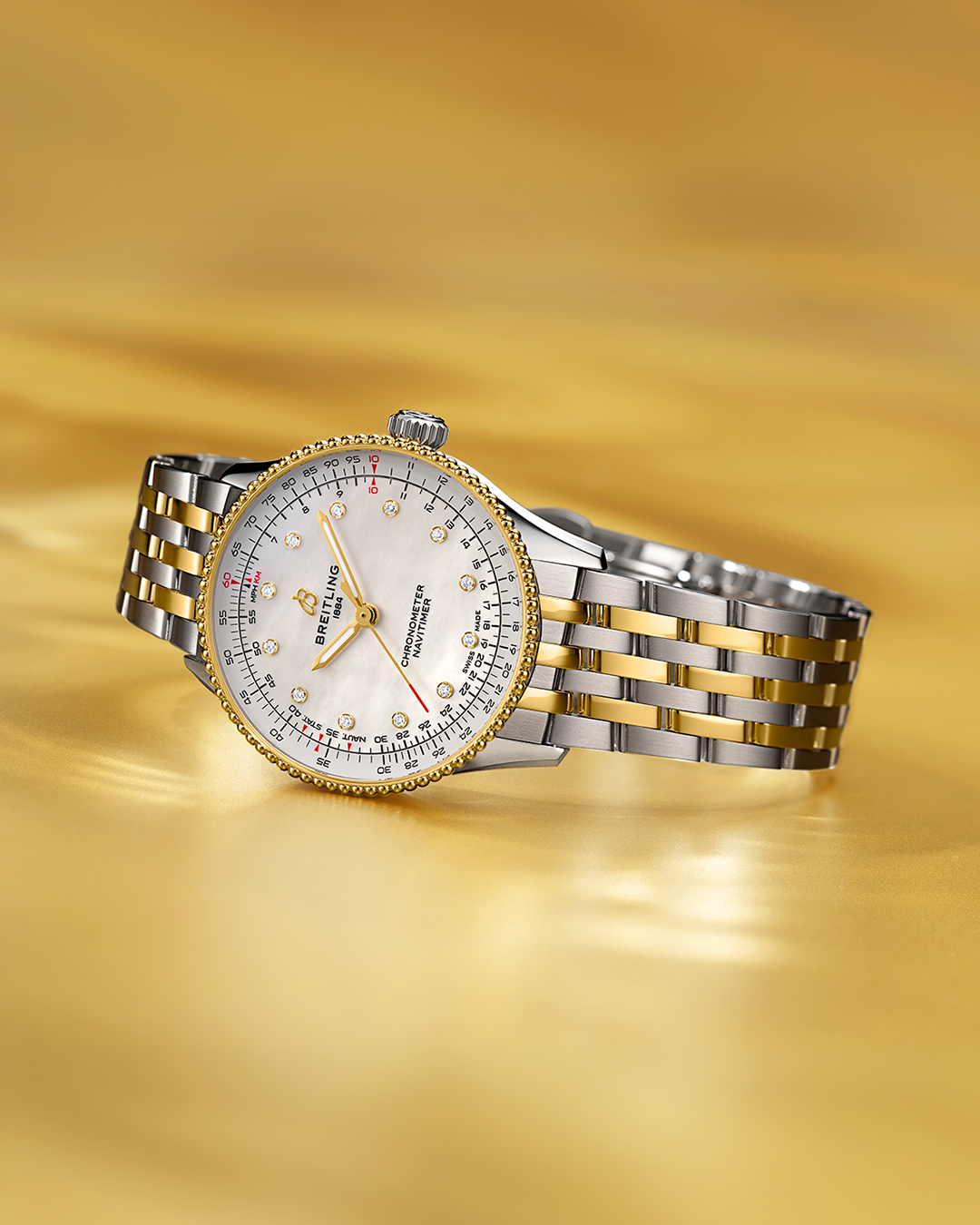 Navitimer Automatic 36 - Stahl / Gelbgold