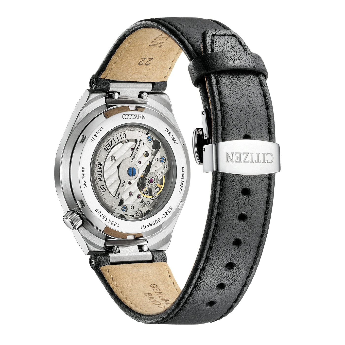 Tsuyosa Automatic - kleine Sekunde  - NK5010-01H Grau