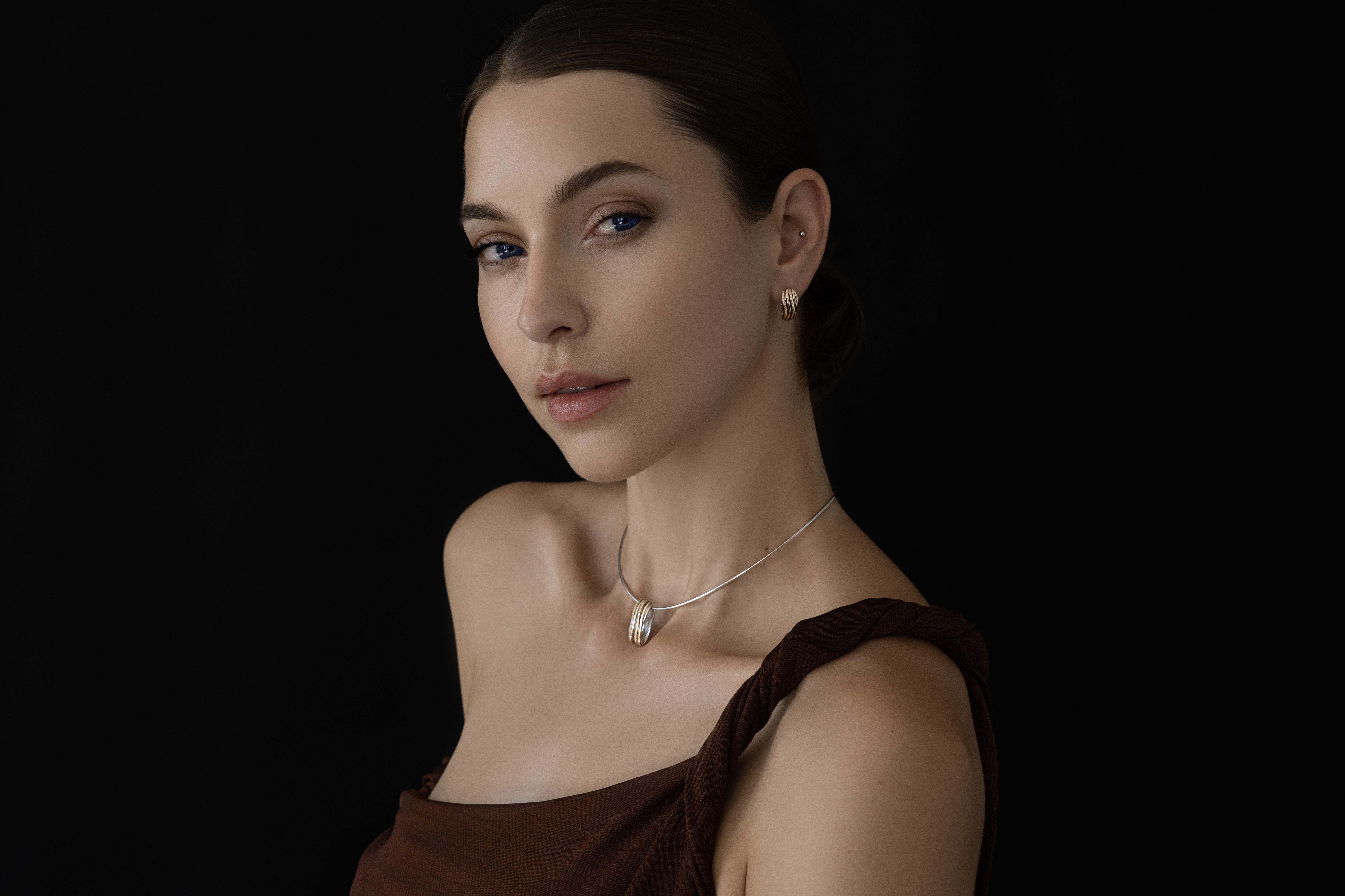 Creole - bicolor - pavé 0,13 ct 
