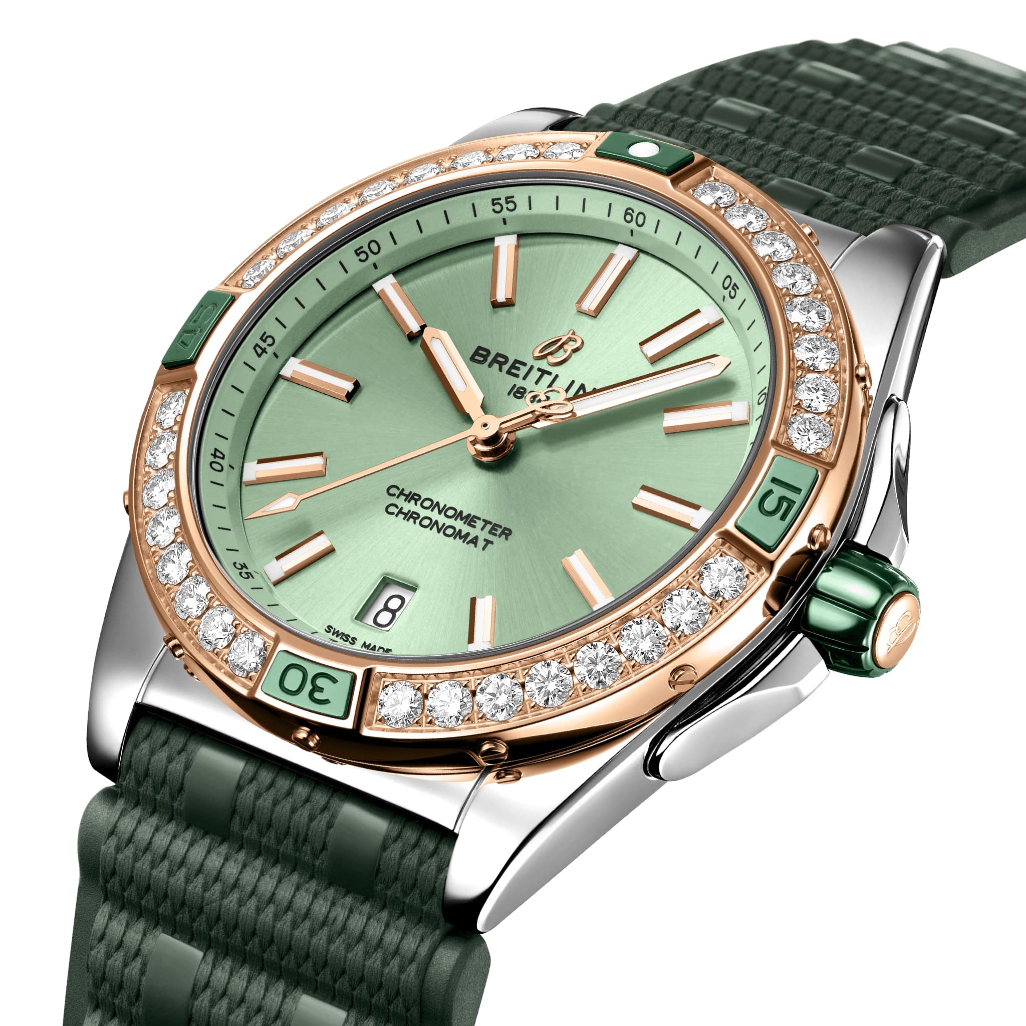 Super Chronomat Automatic 38  (edelsteinbesetzt) 