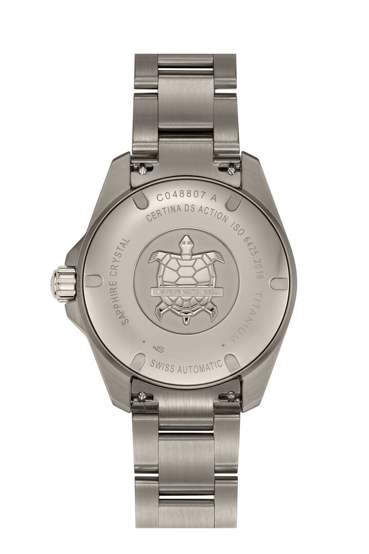 DS Action Diver 38 Titanium - Powermatic 80 - Schwarz / Pink
