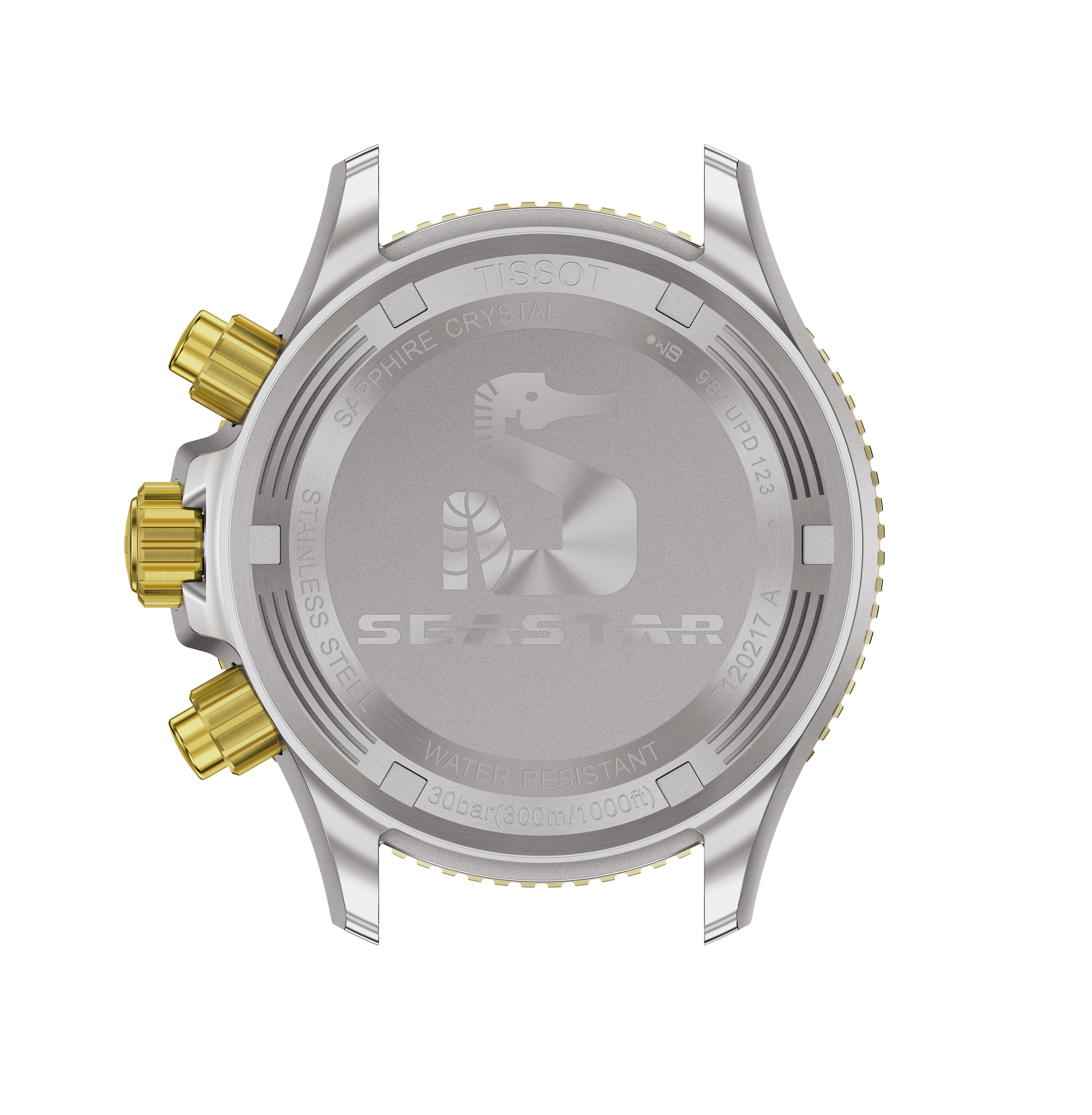 Seastar 1000 Quartz Chronograph 38mm  -  Grau / Bicolior
