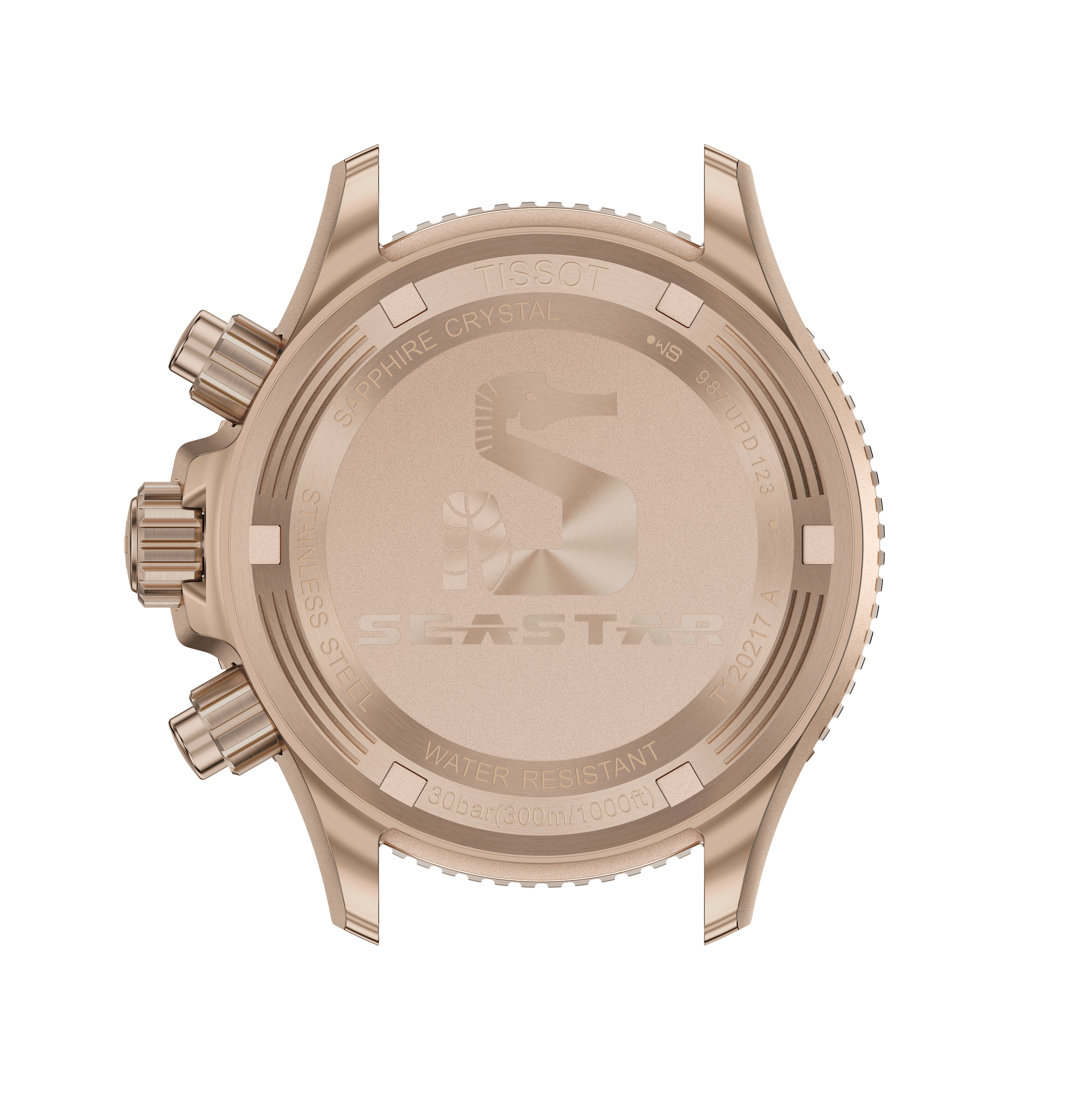 Seastar 1000 Quartz Chronograph 38mm  -  Türkis / Rosé