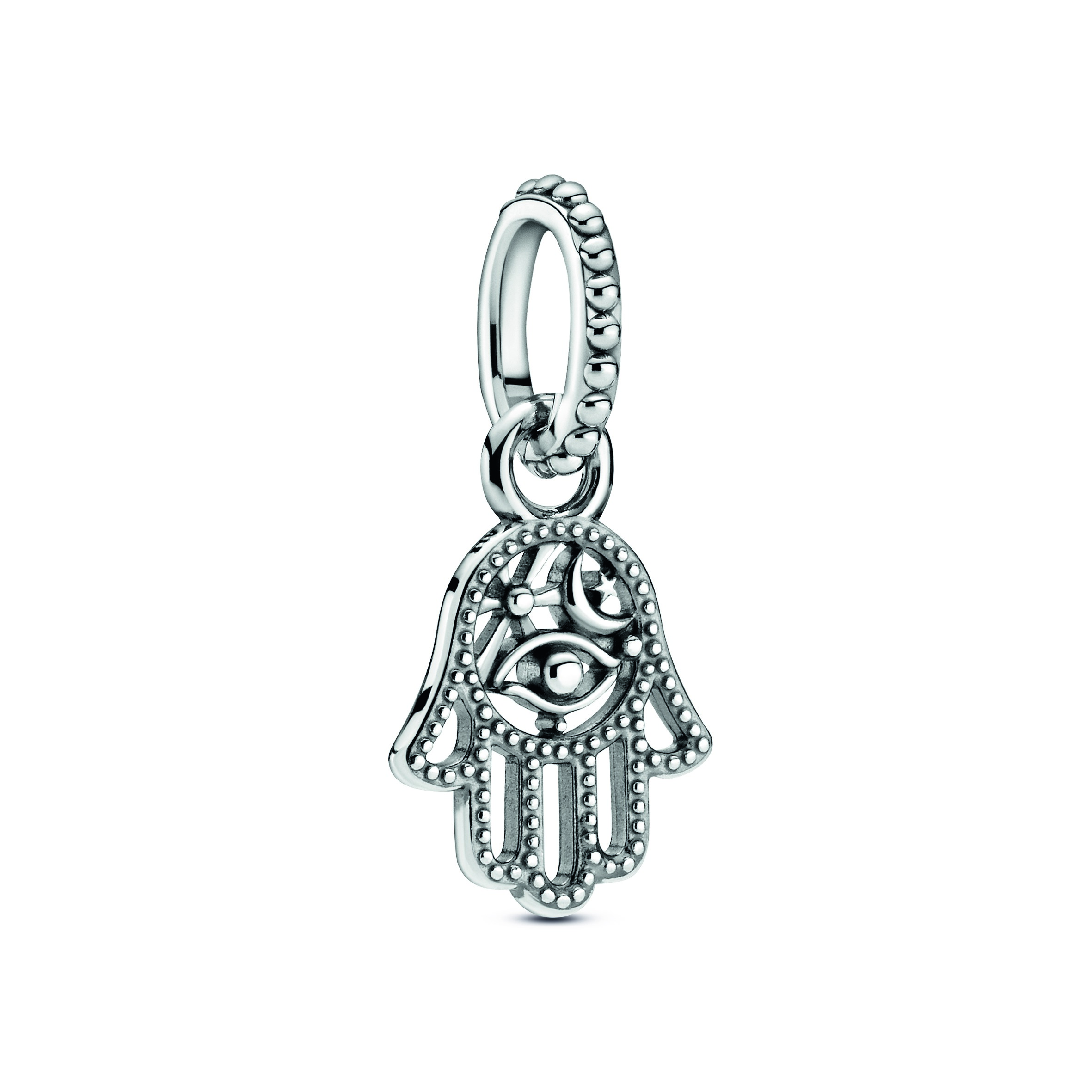Hand der Fatima Charm-Anhänger - Sterling-Silber