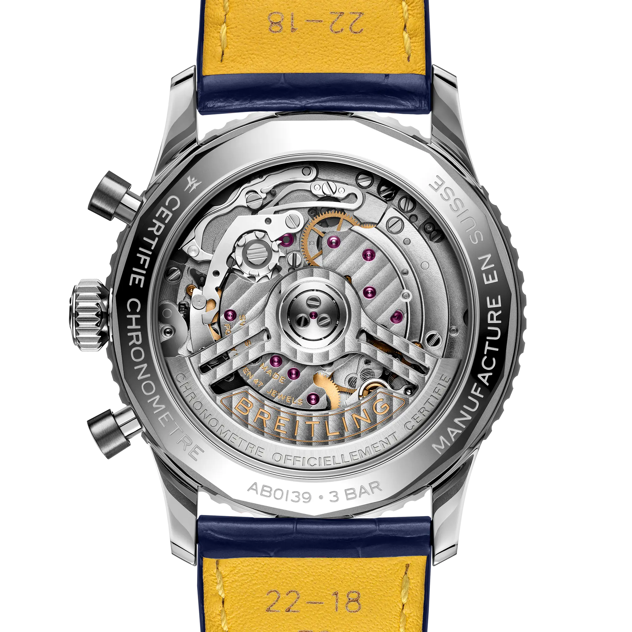 Navitimer B01 Chronograph 41 - Weiß / Blau