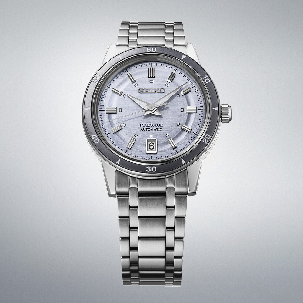 PRESAGE Automatik Style60's  - 39,50mm - Hellblau