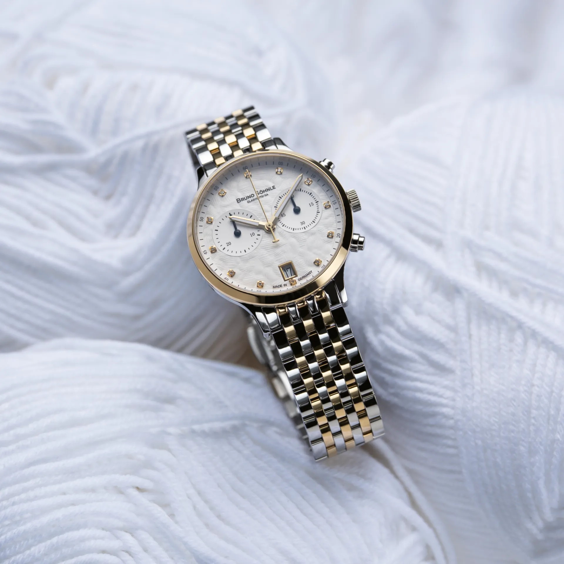 Bologna Chronograph  - Bicolor - Silber