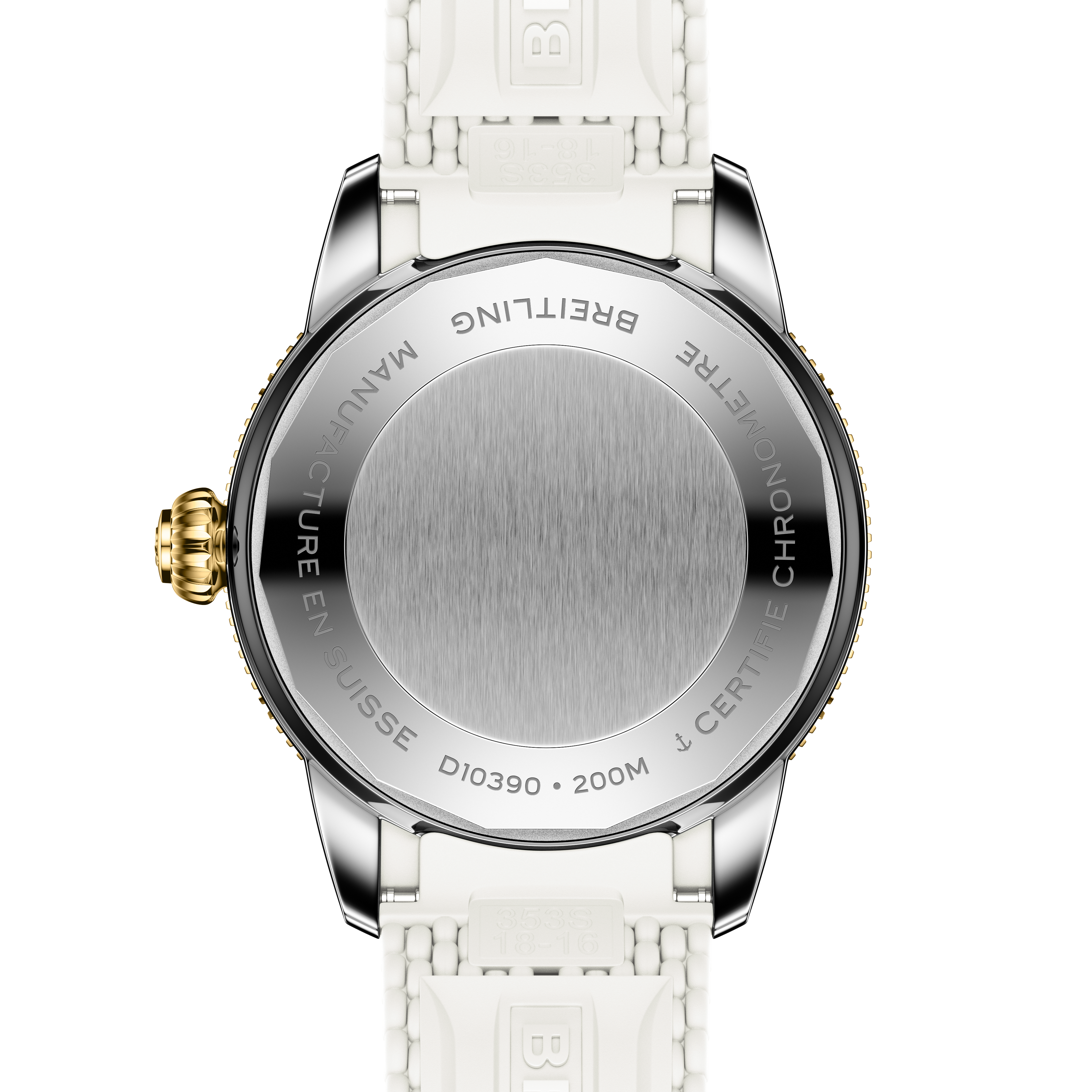 Superocean Heritage Automatic 36 - Weiß - Stahl / Gelbgold