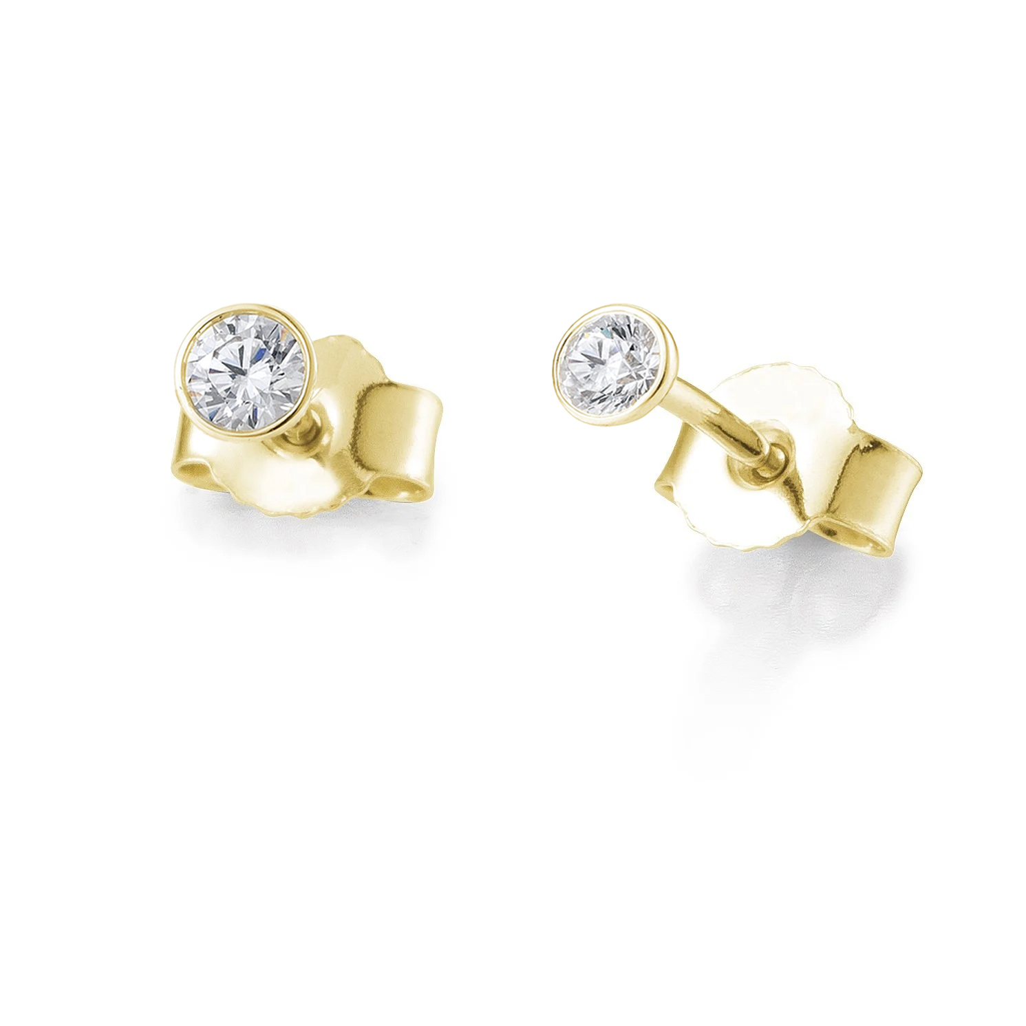 Ohrstecker Zargenfassung - 0,25ct