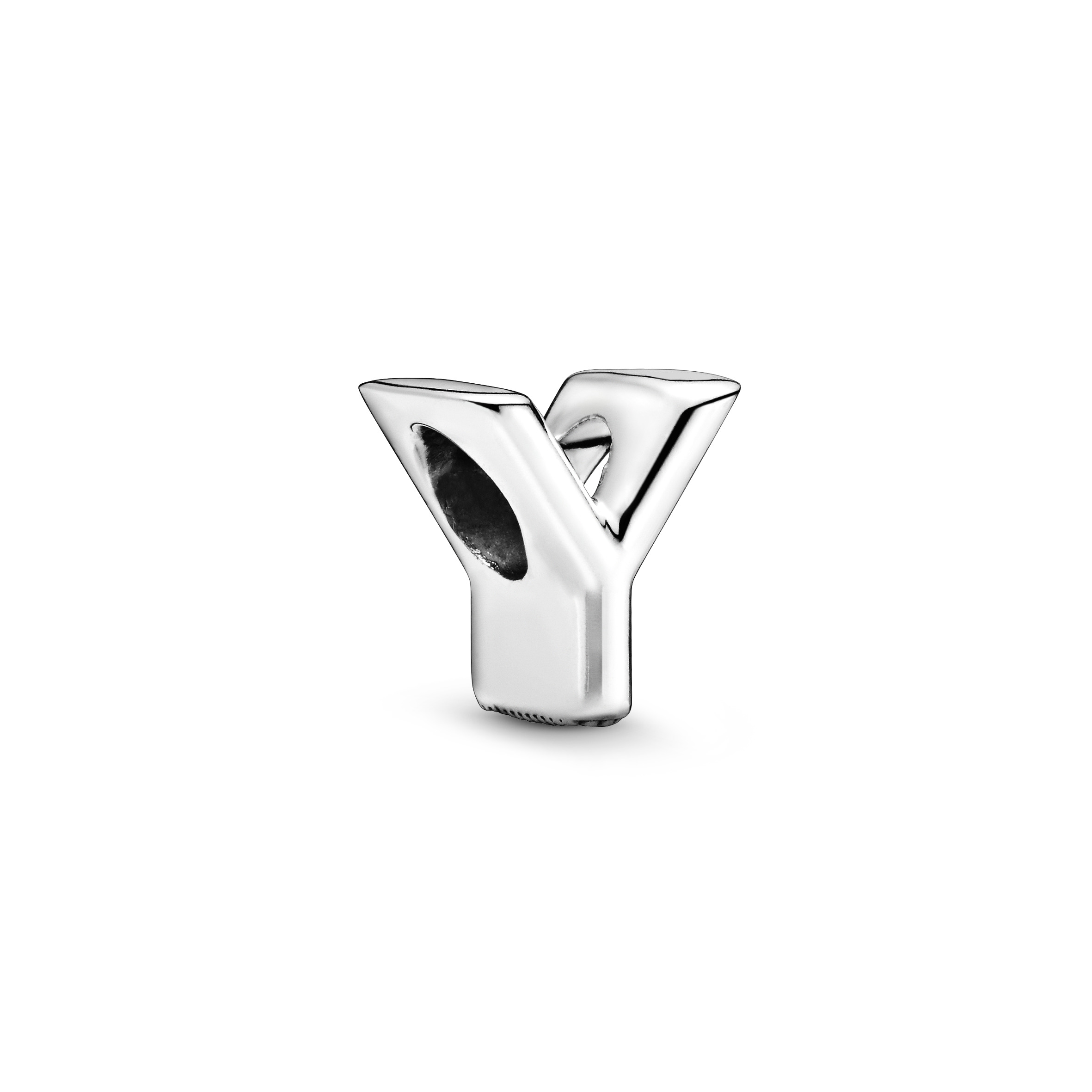 Buchstabe Y Alphabet-Charm - Sterling-Silber