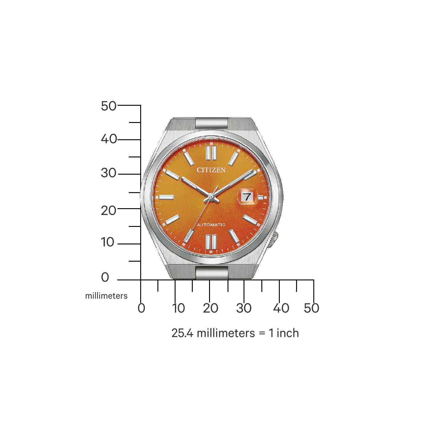 Tsuyosa Automatic  - NJ0151-88Z Orange