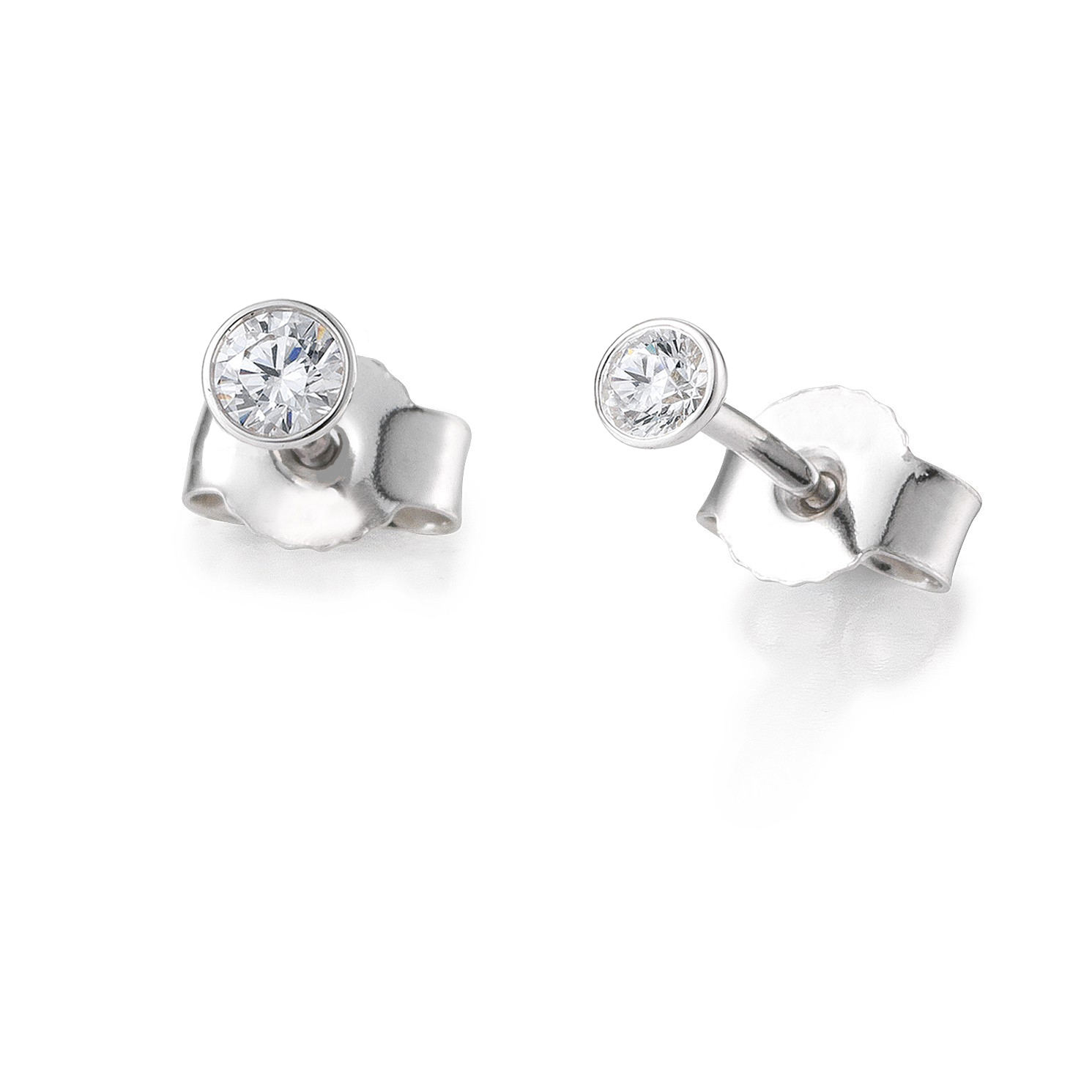 Ohrstecker Zargenfassung - 0,25ct
