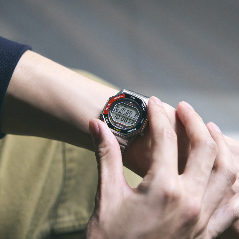 Digital Alarm-Chronograph  - Klassik - Rot