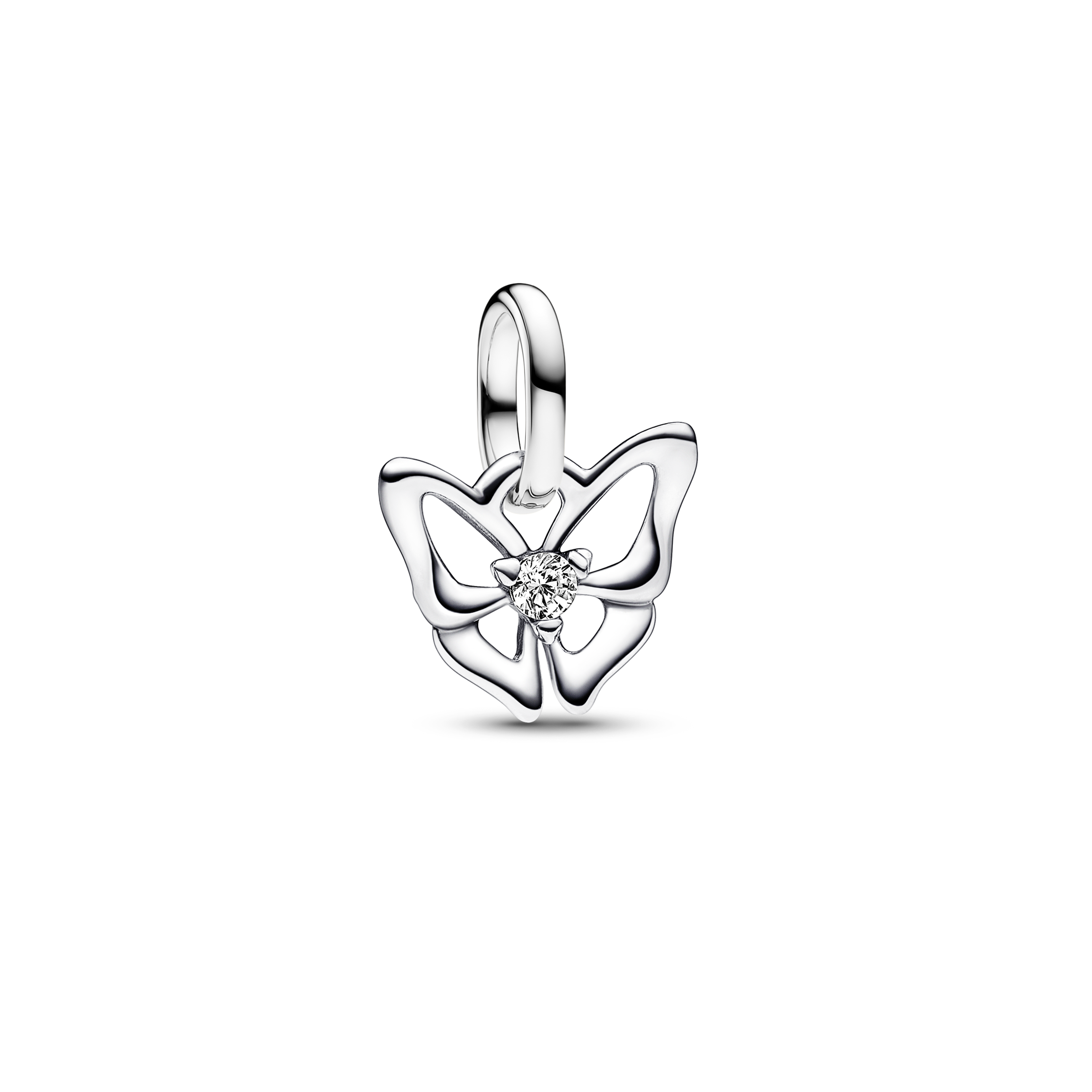 Schmetterling Mini-Charm-Anhänger - Sterling-Silber