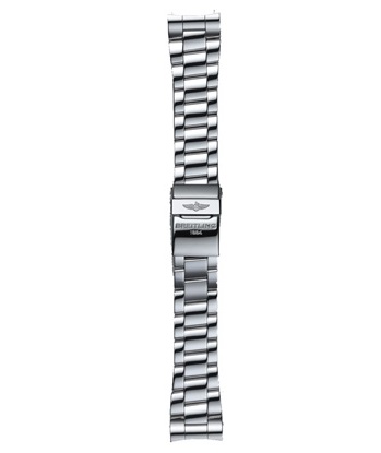 PROFESSIONAL III Edelstahlband, gebürstet matt/ Mitte poliert, 22mm - für AVENGER AUTOMATIC GMT 45 -   A32395