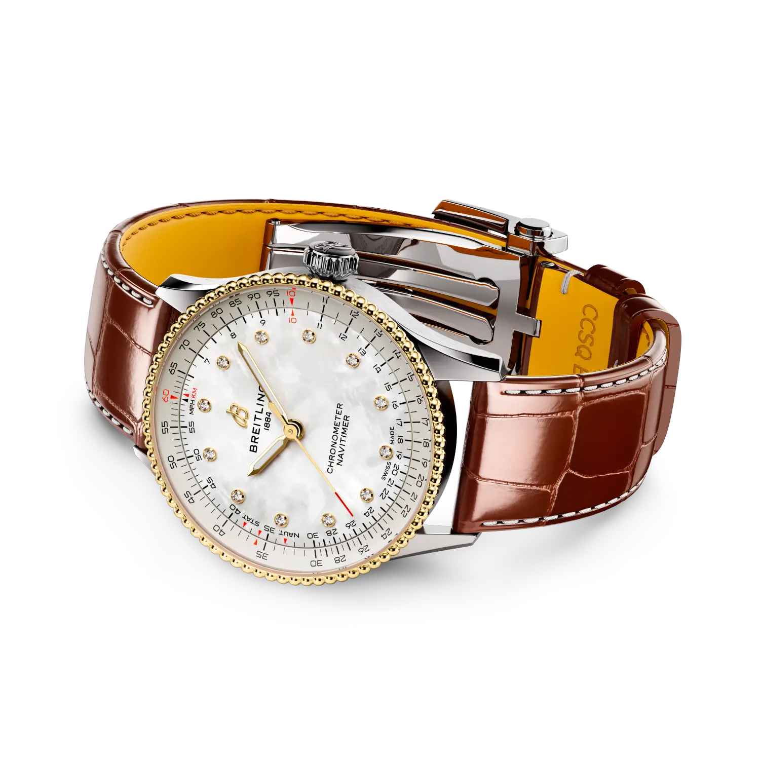 Navitimer Automatic 36 Stahl / Gelbgold 