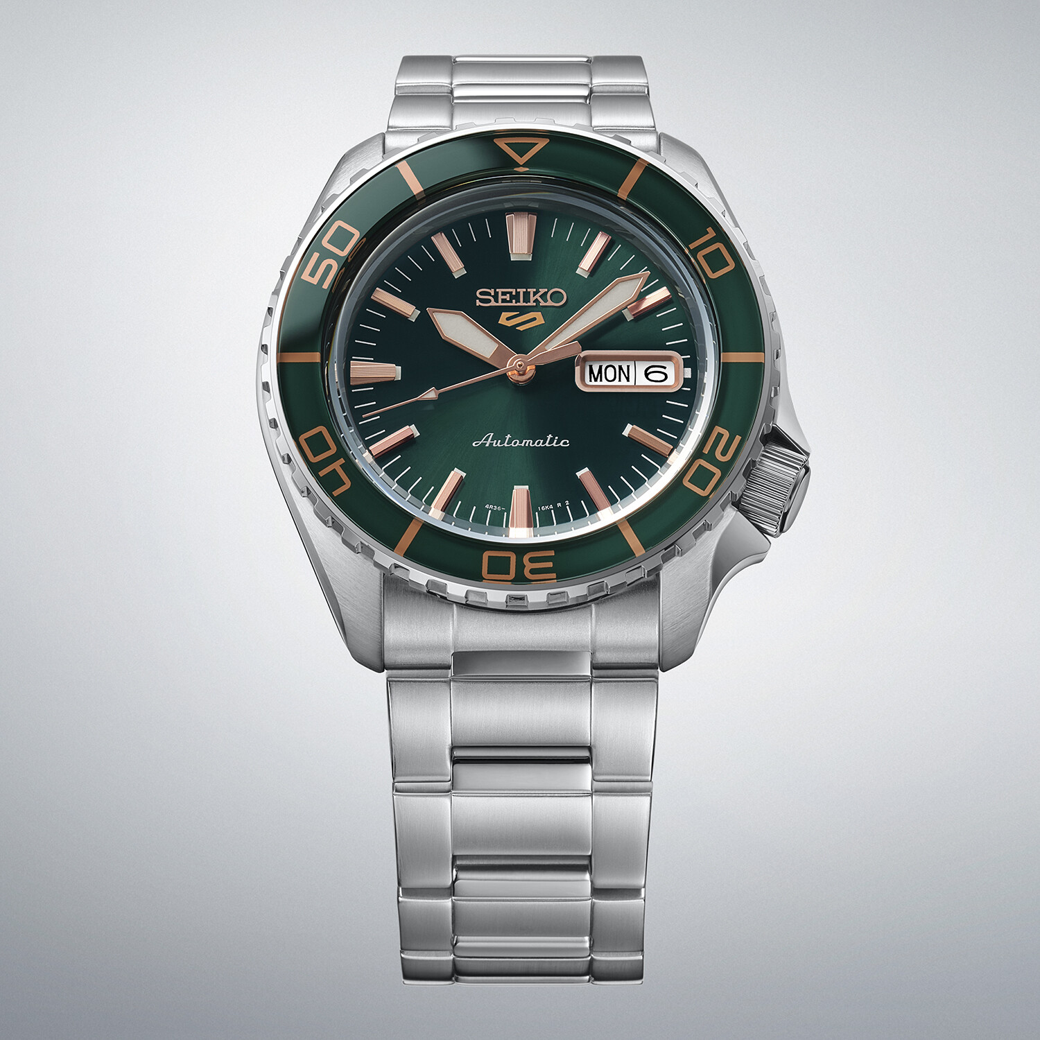 Seiko 5 Sports - Automatik  - 42.5mm - Grün / Gold