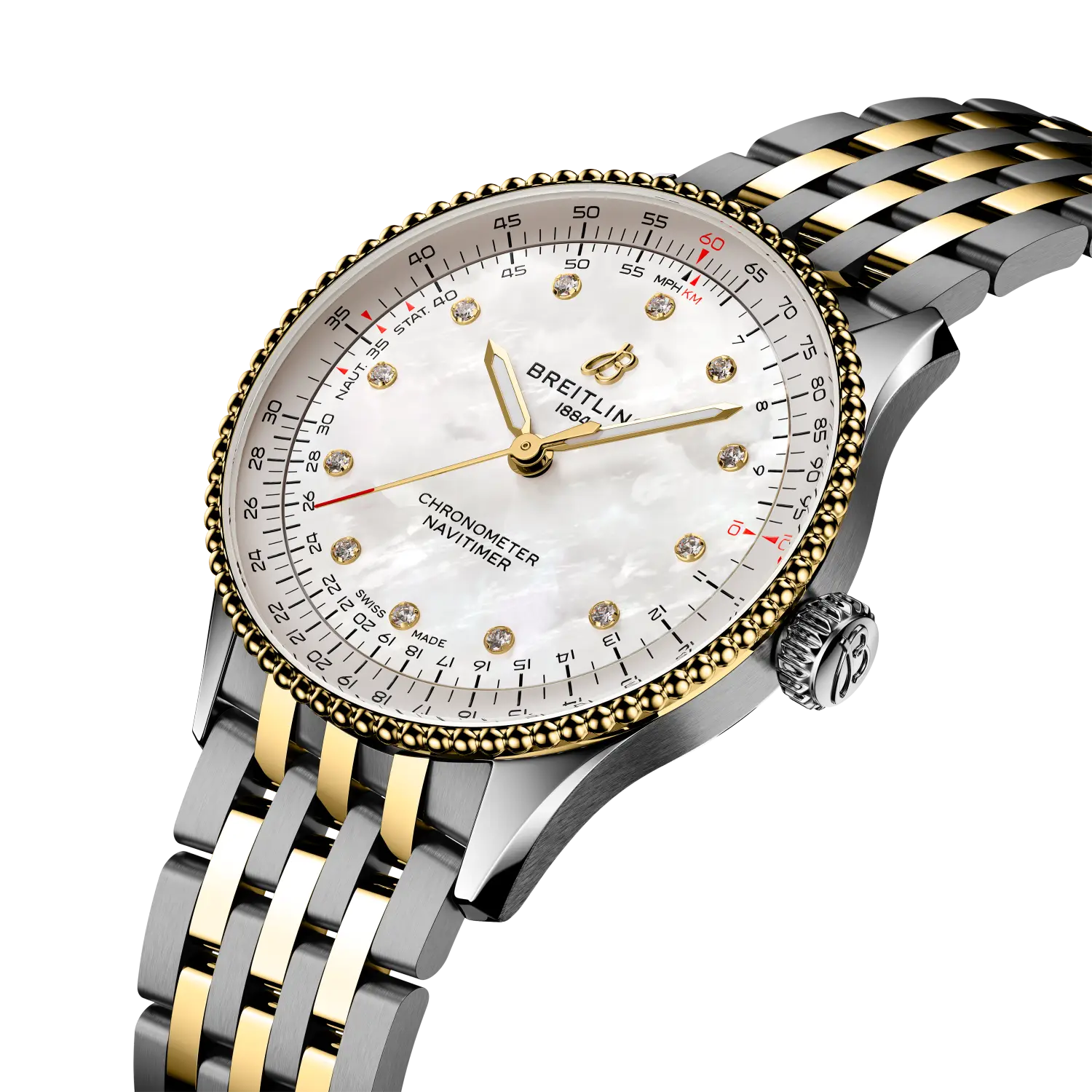 Navitimer Automatic 36 - Stahl / Gelbgold
