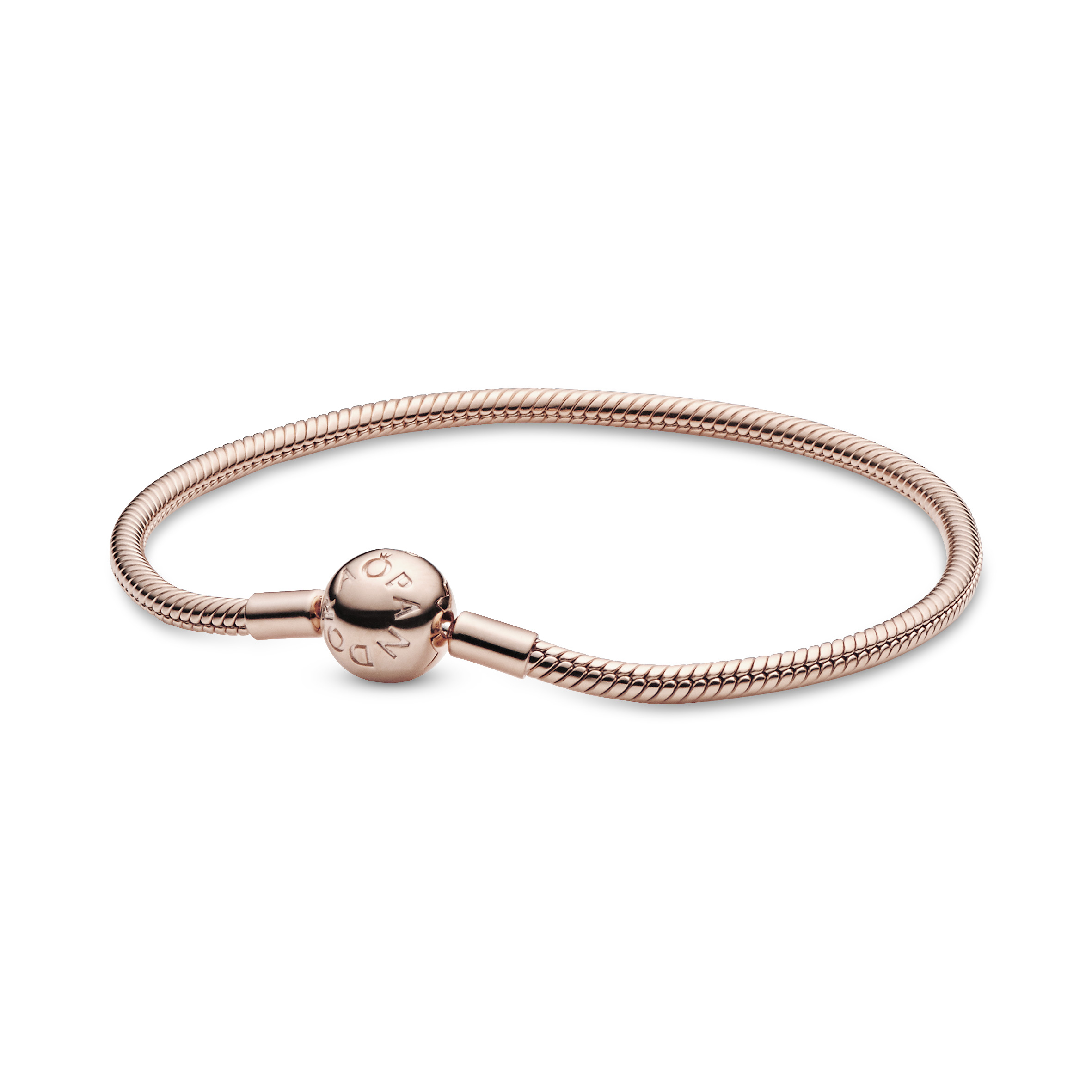 Moments Schlangen-Gliederarmband - 14 Karat rosévergoldet