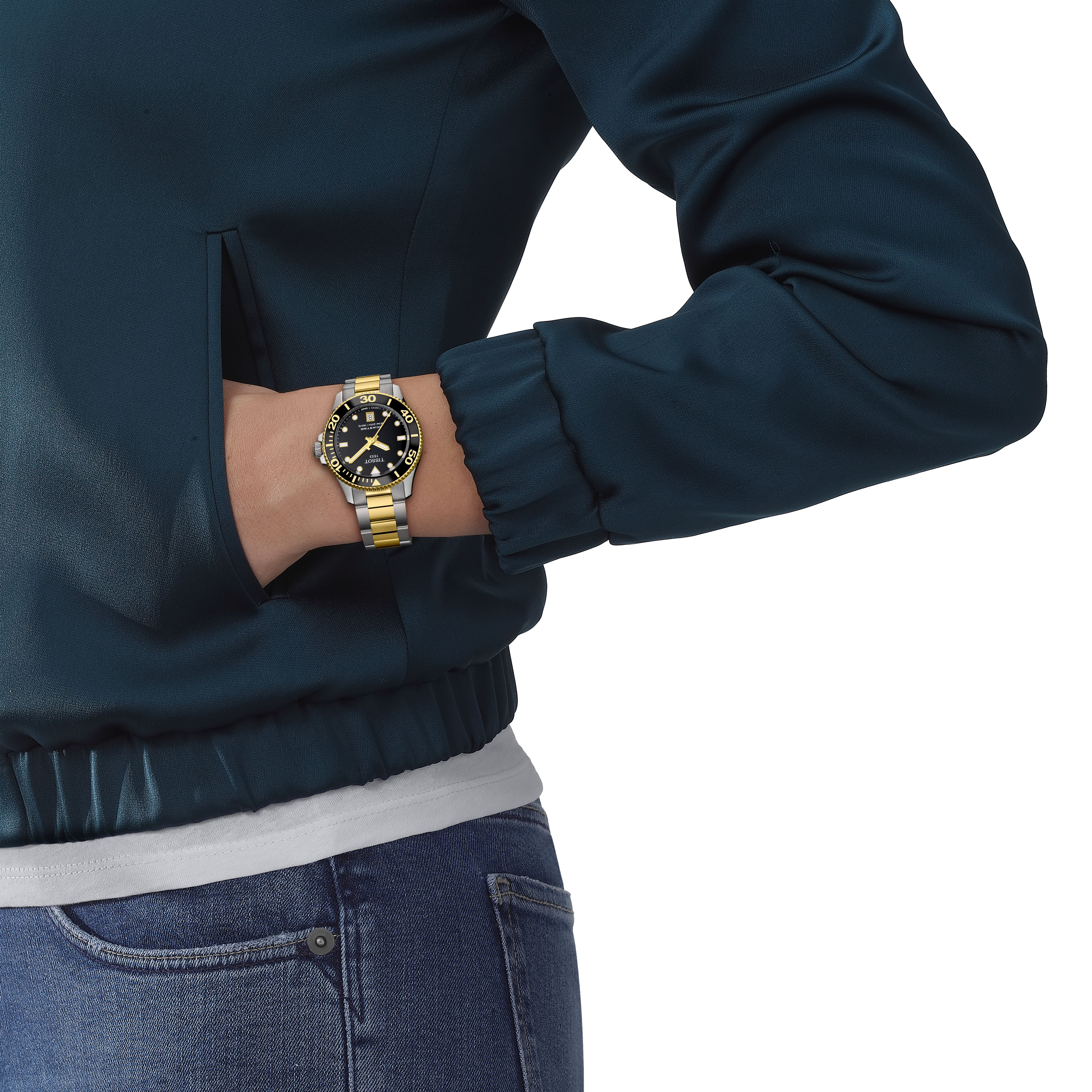 Seastar 1000 Quarz 36mm - Schwarz - Bicolor